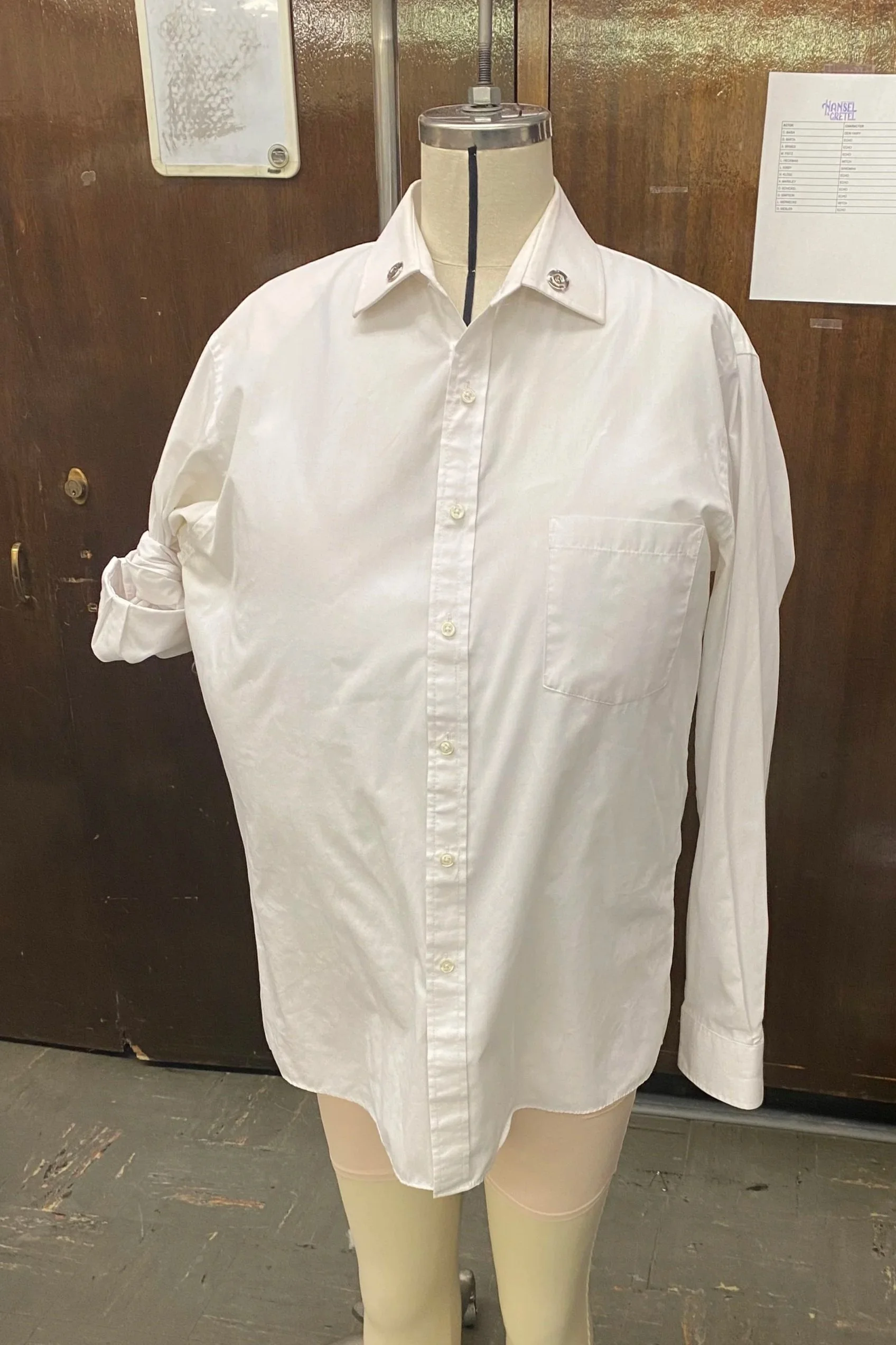  A shirt over the final bodysuit. 