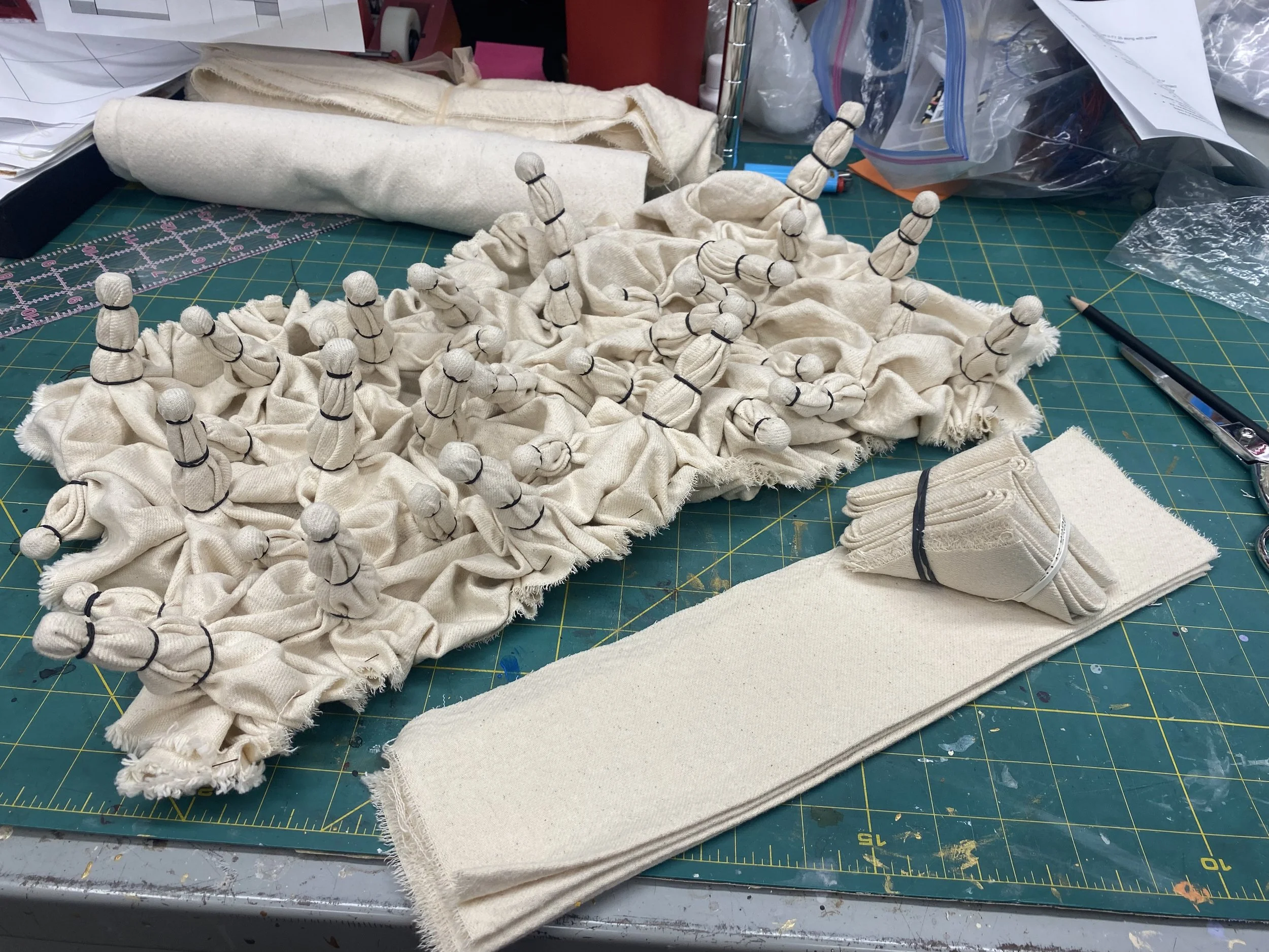 Maki-age Shibori- Process