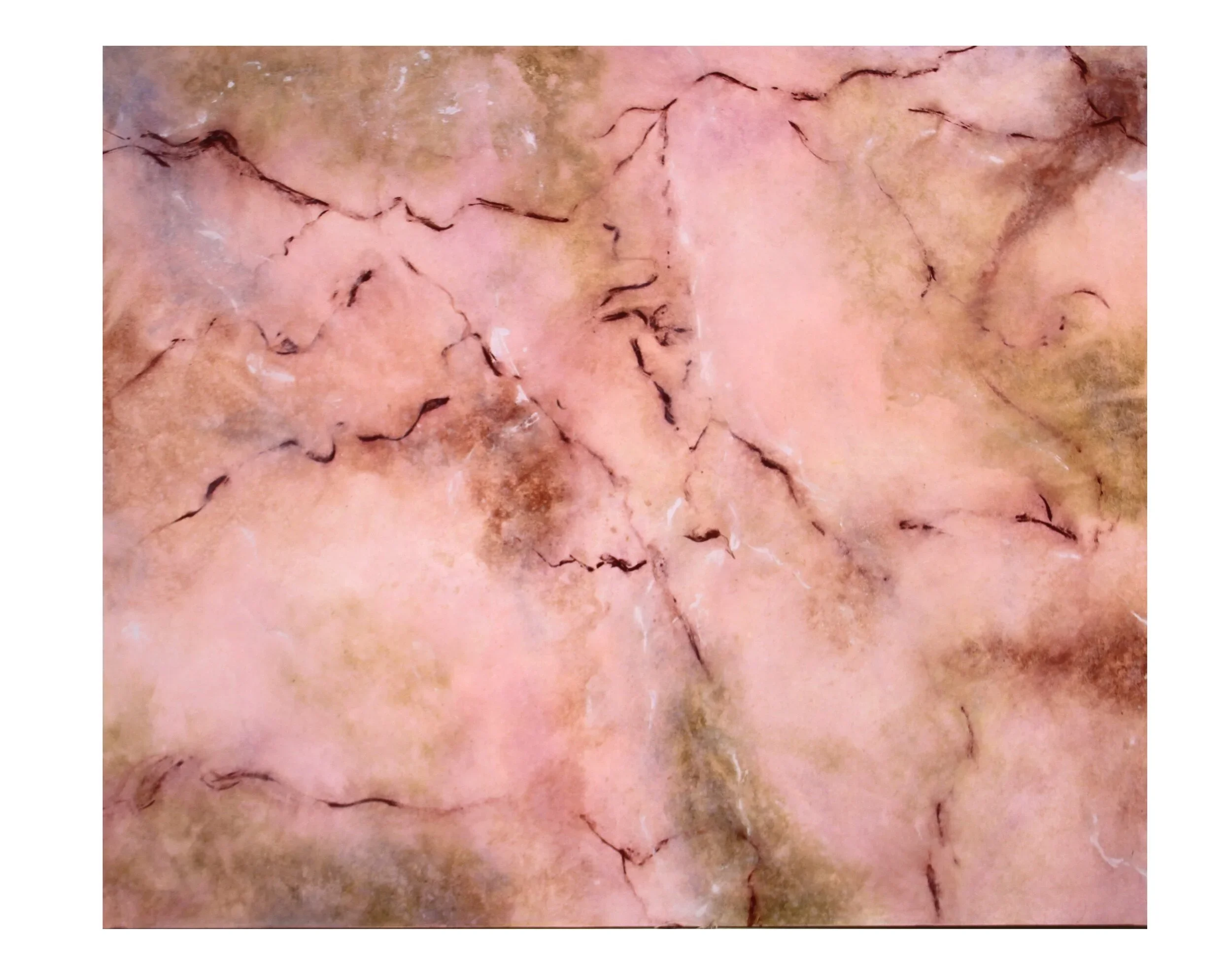 Pink marble paint sample