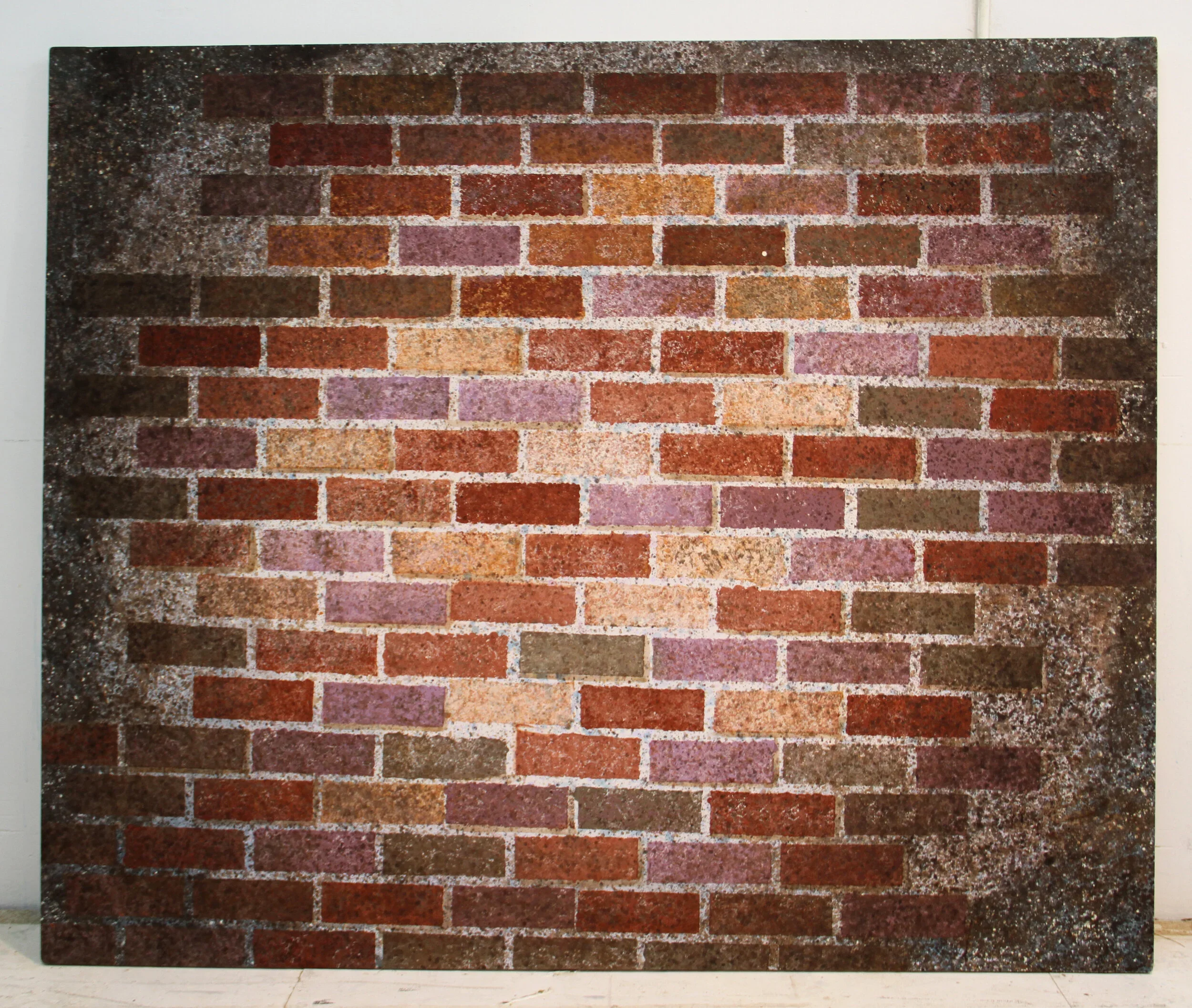 Brick wall faux texture sample