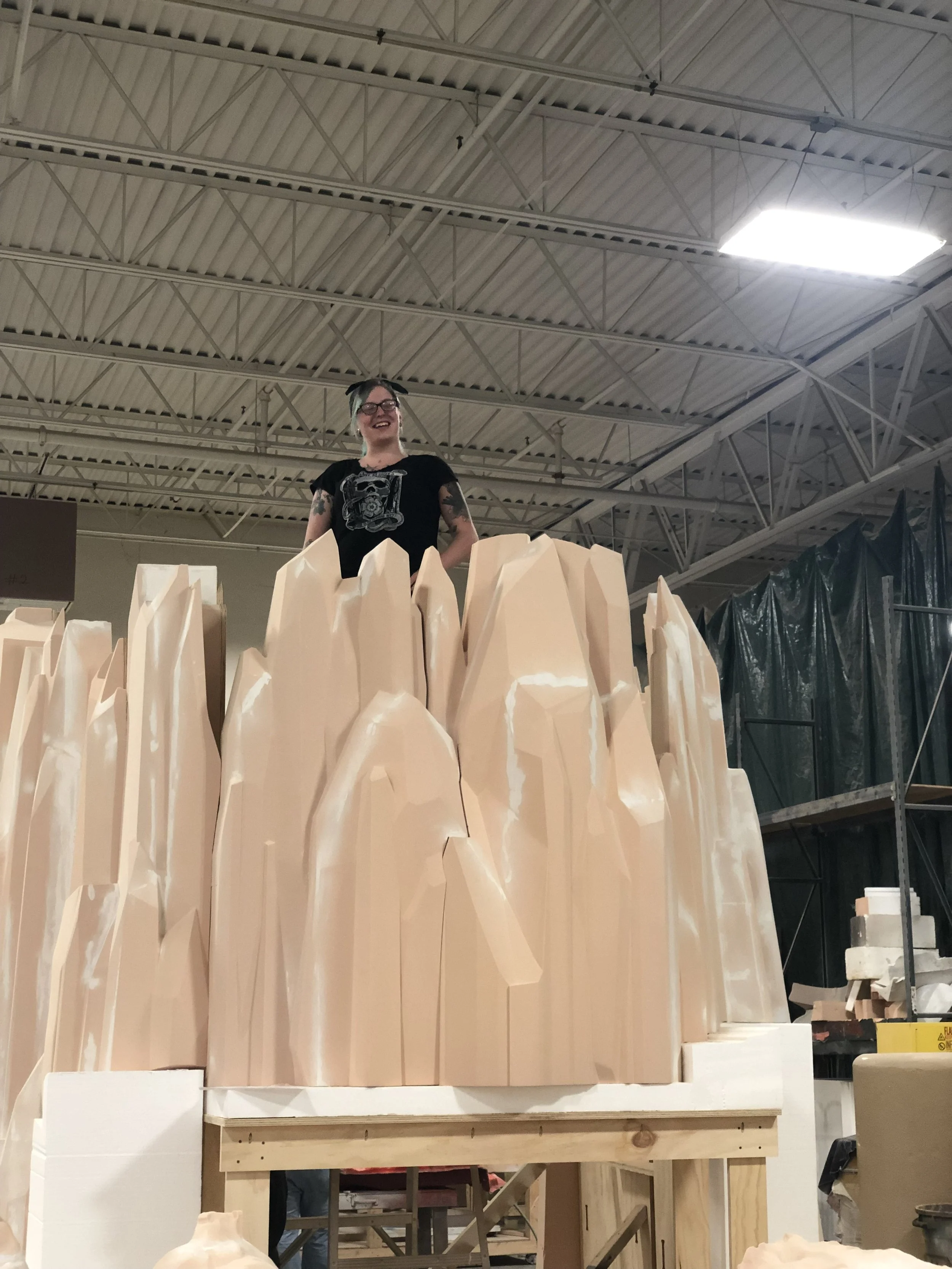 Process. Human for scale.