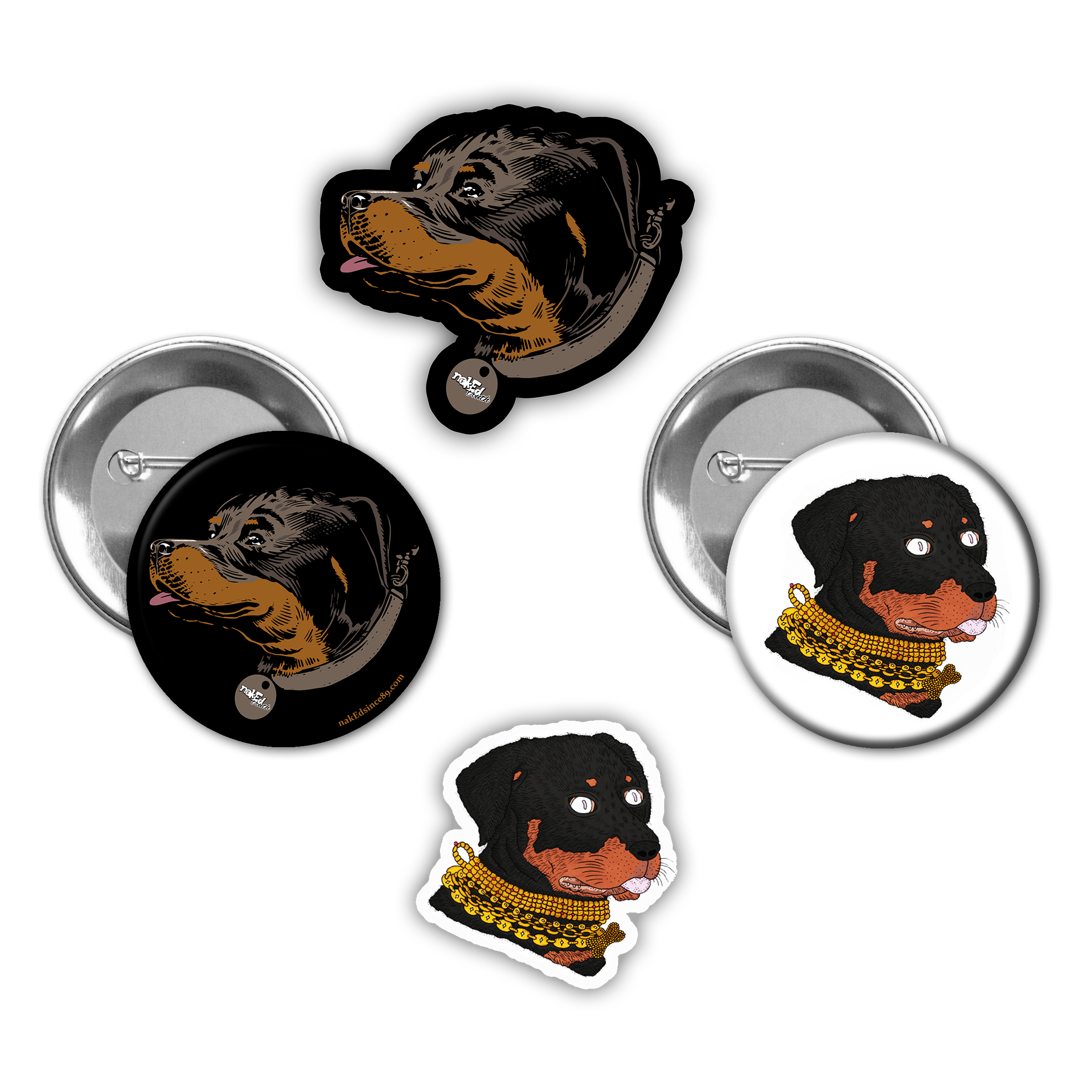 ITE Button-Sticker Set