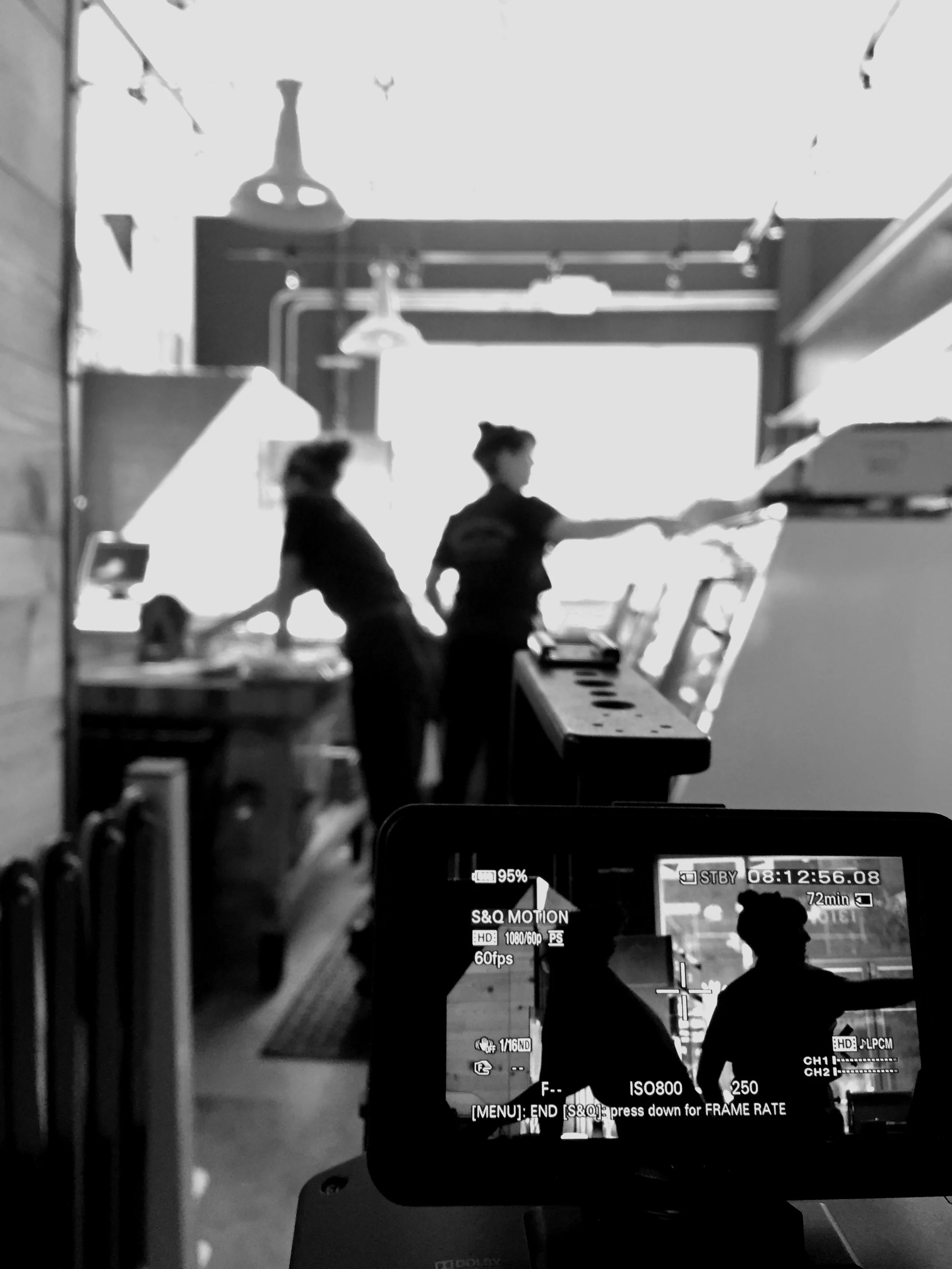 videography and reality tv at a restaurant in Philadephia, sony fs7