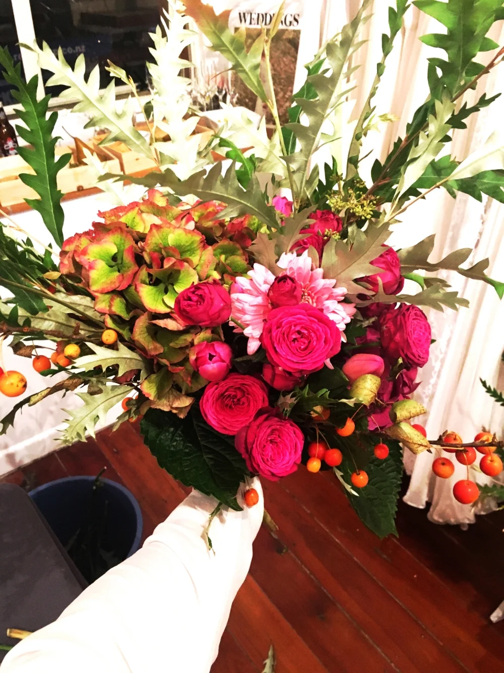 HOW TO Making a beautiful hand picked bouquet class with Yvette Edwards Florist — The Residents
