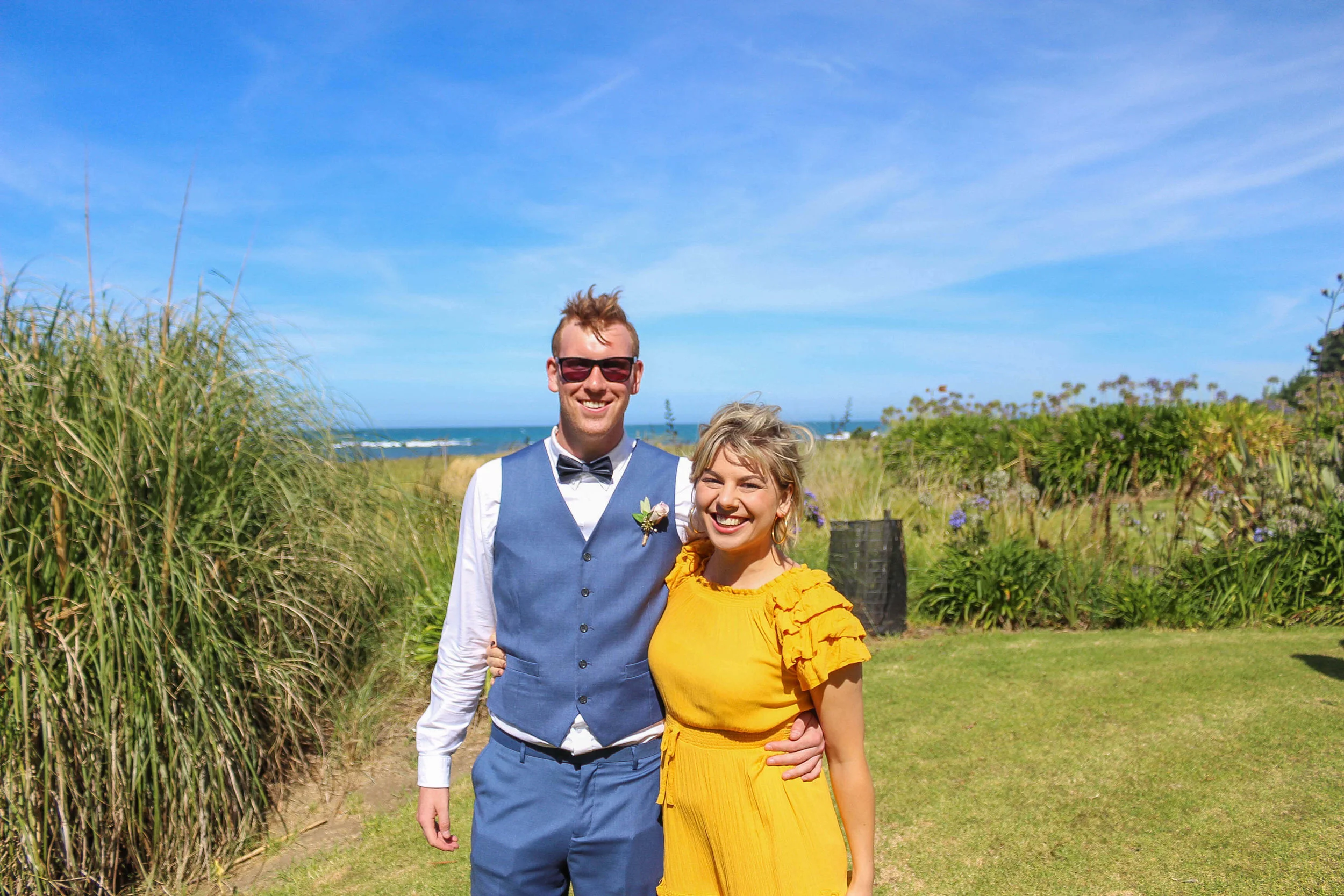 Matt had a questionable haircut before the wedding - make sure you take good care of your hair.