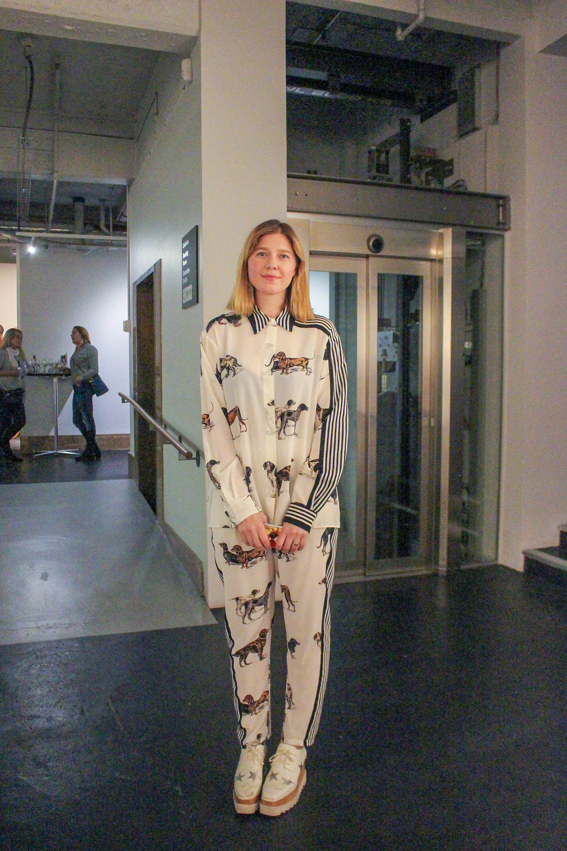Artist Petra Cortright - I liked her outfit.