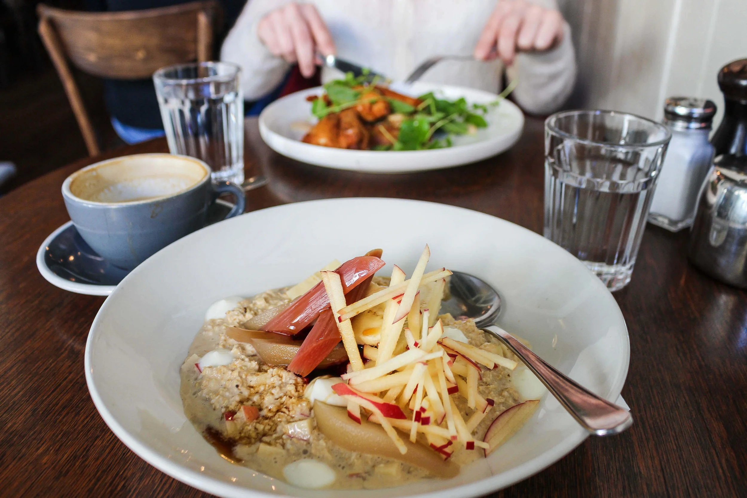 Brunch at Olive Cafe, Cuba Street.