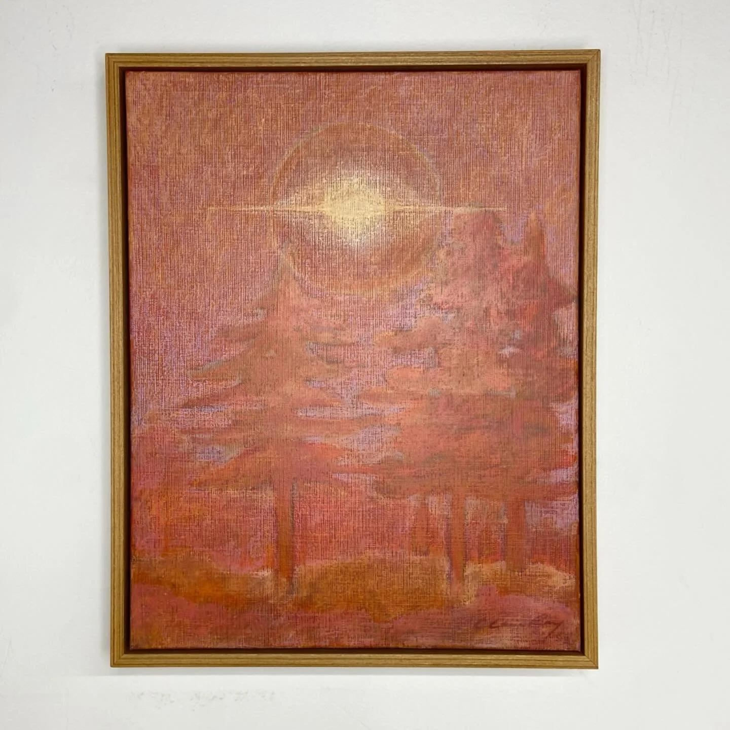 ::Over Where the Pines Are::
Acrylic and pastel on linen
11x14

#originalart #painting #solarphenomenon