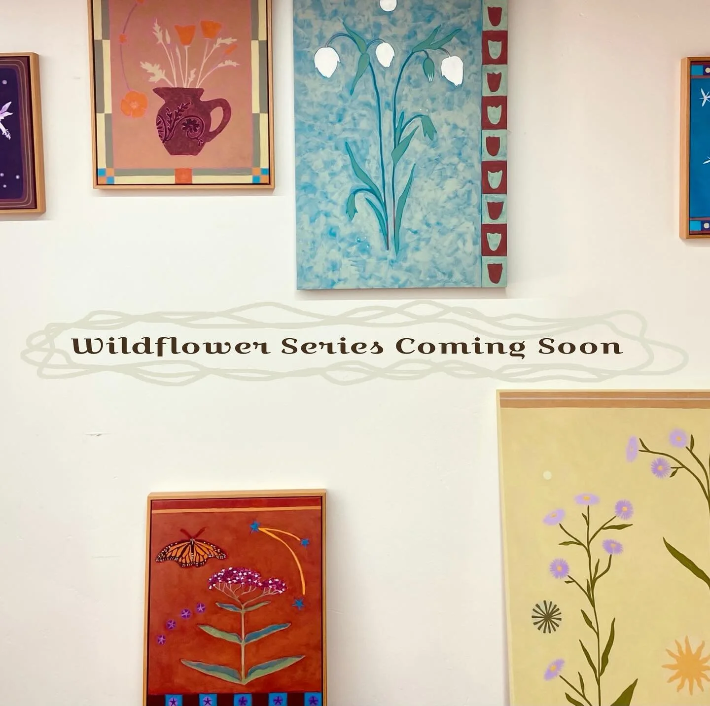 Summer love:: Full of Yuba days family visits harvesting garden bounty and studio hours 🌞 I will be releasing my Wildflower series on my website TONIGHT @ 6:00 as this season is coming to an end. May these peices bring you as much joy and grounding 