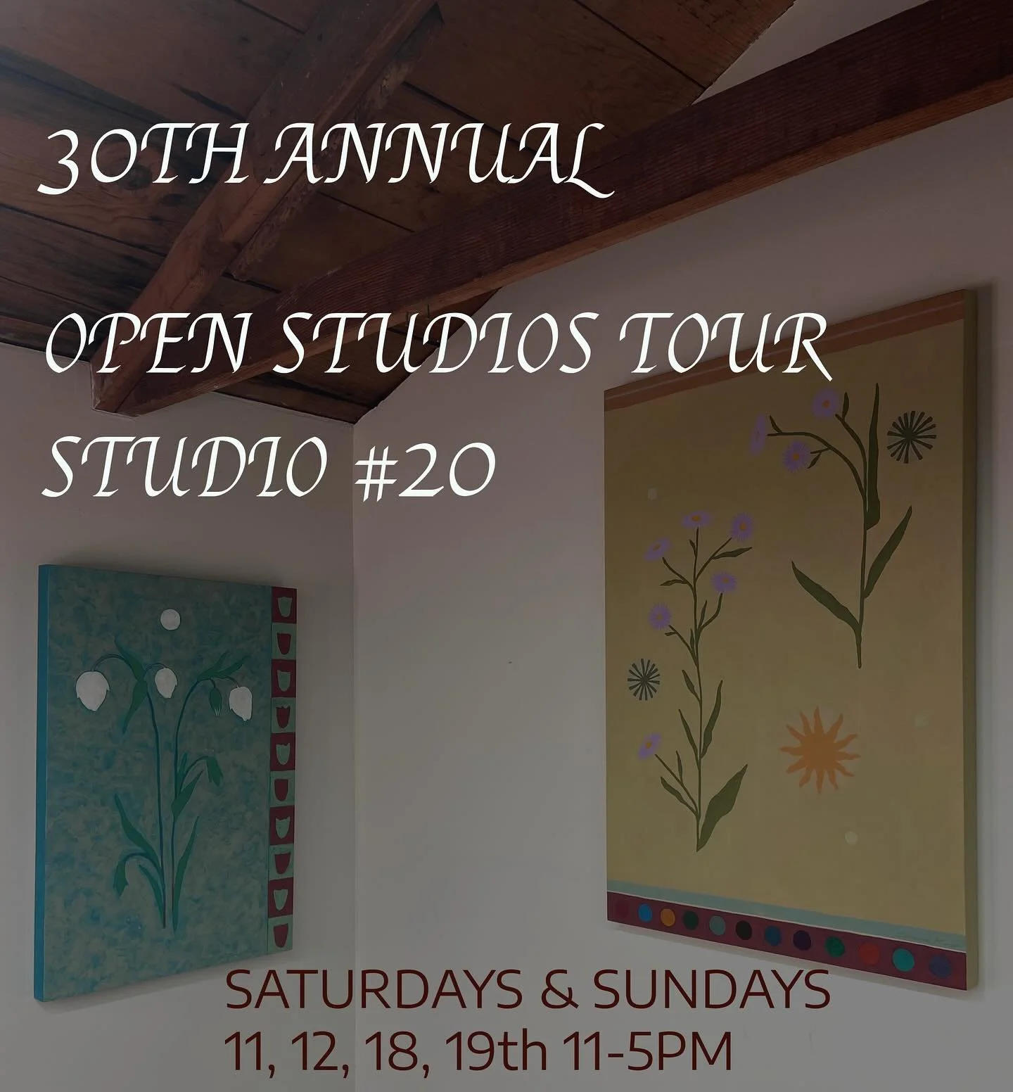 Open Studios kicking off in just a couple days. I truly enjoy welcoming in community, curating space and showcasing what new works have been made alongside archival work. I let go of some personal creative constraints this year and it allowed for fre