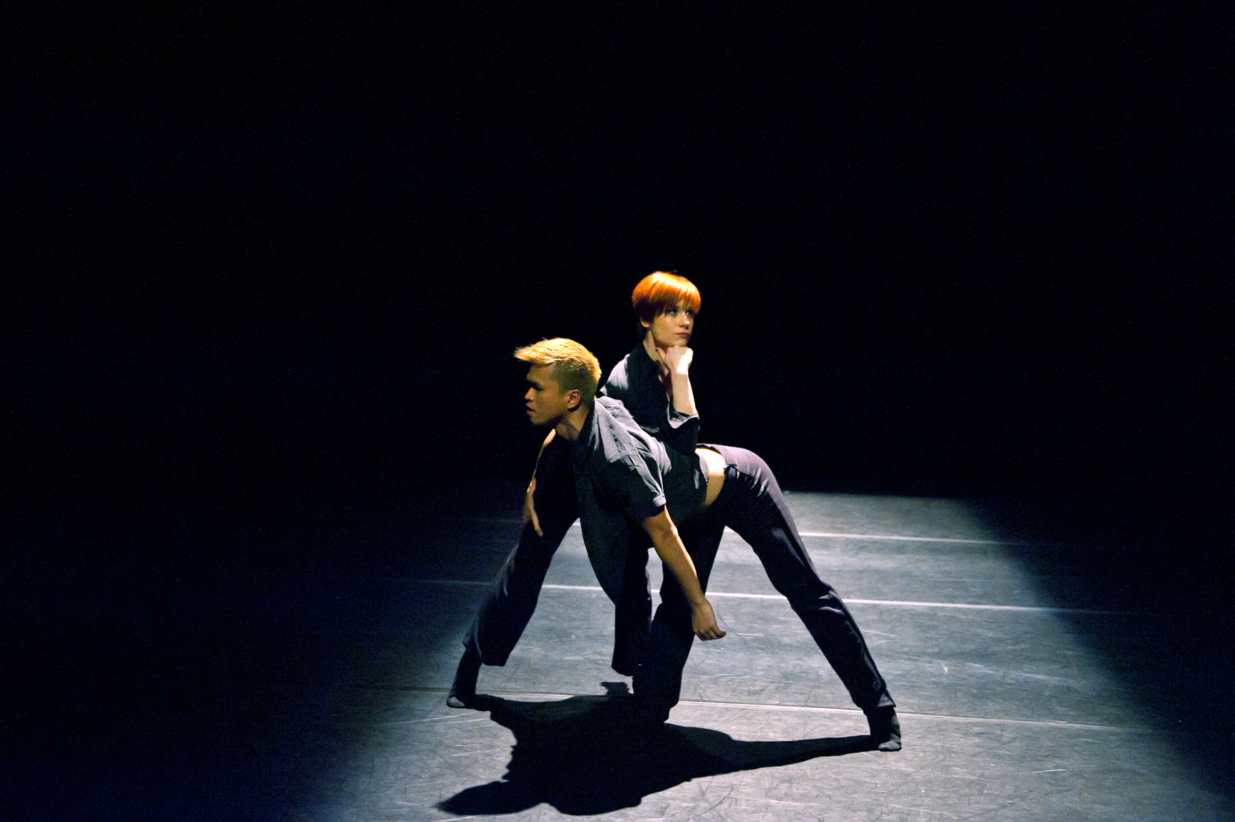  Dancers: Bennyroyce Royon and Marie Zvosec. Photo by Nan Melville. 