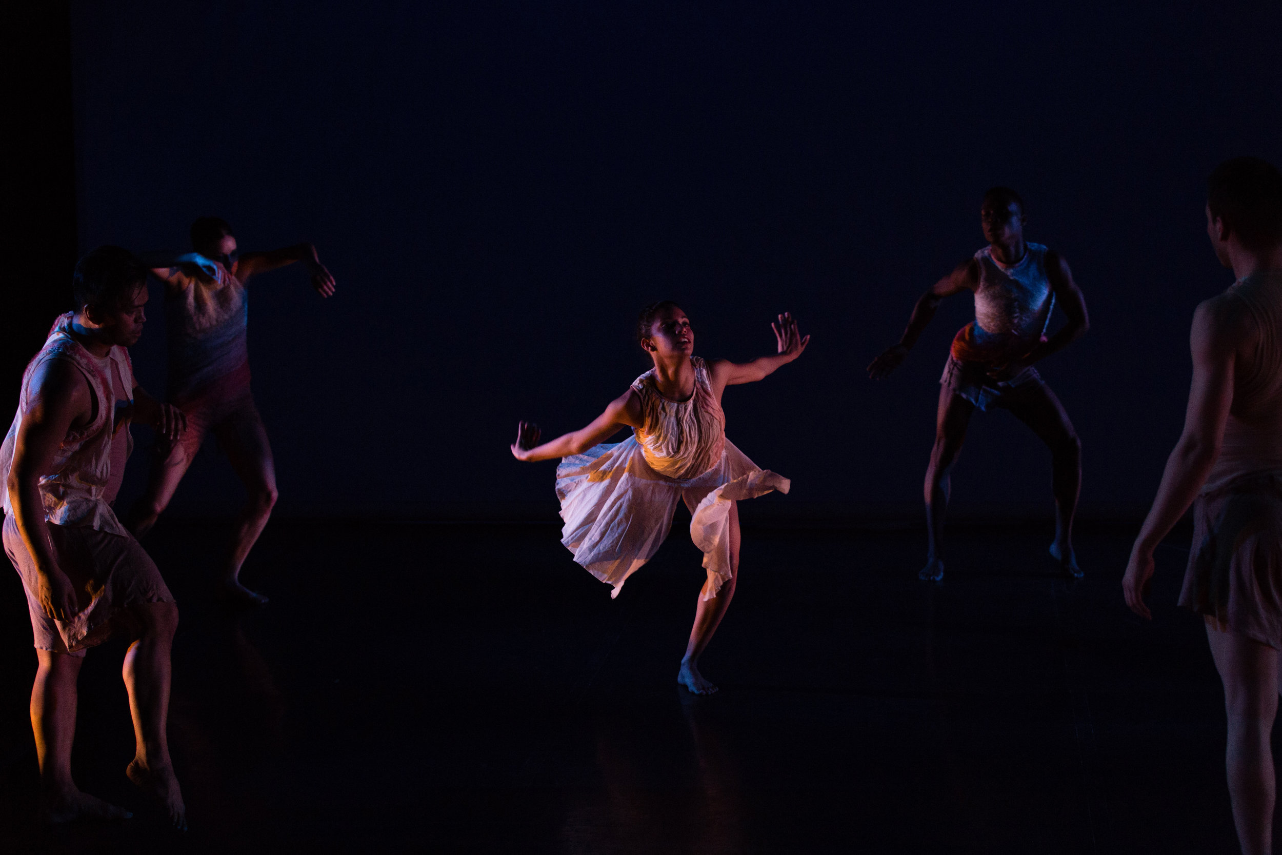  Dancers: Kendrick Carter, Gabriela Soto Hernandez, Aurélien Peillex, Bennyroyce Royon, Allison Sale, and Lynda Senisi. Photo by Scott Shaw. 