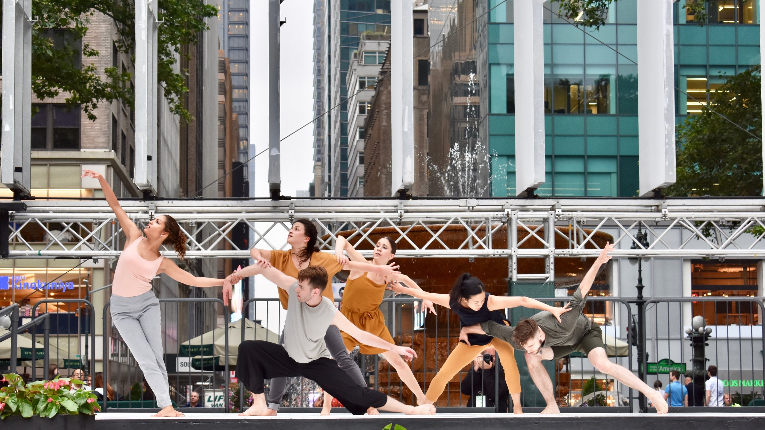 Bennyroyce Royon's In Pursuit at Bryant Park Presents 2017, curated by Donna Salgado. Photo by Justin Ren-Yi Chao.