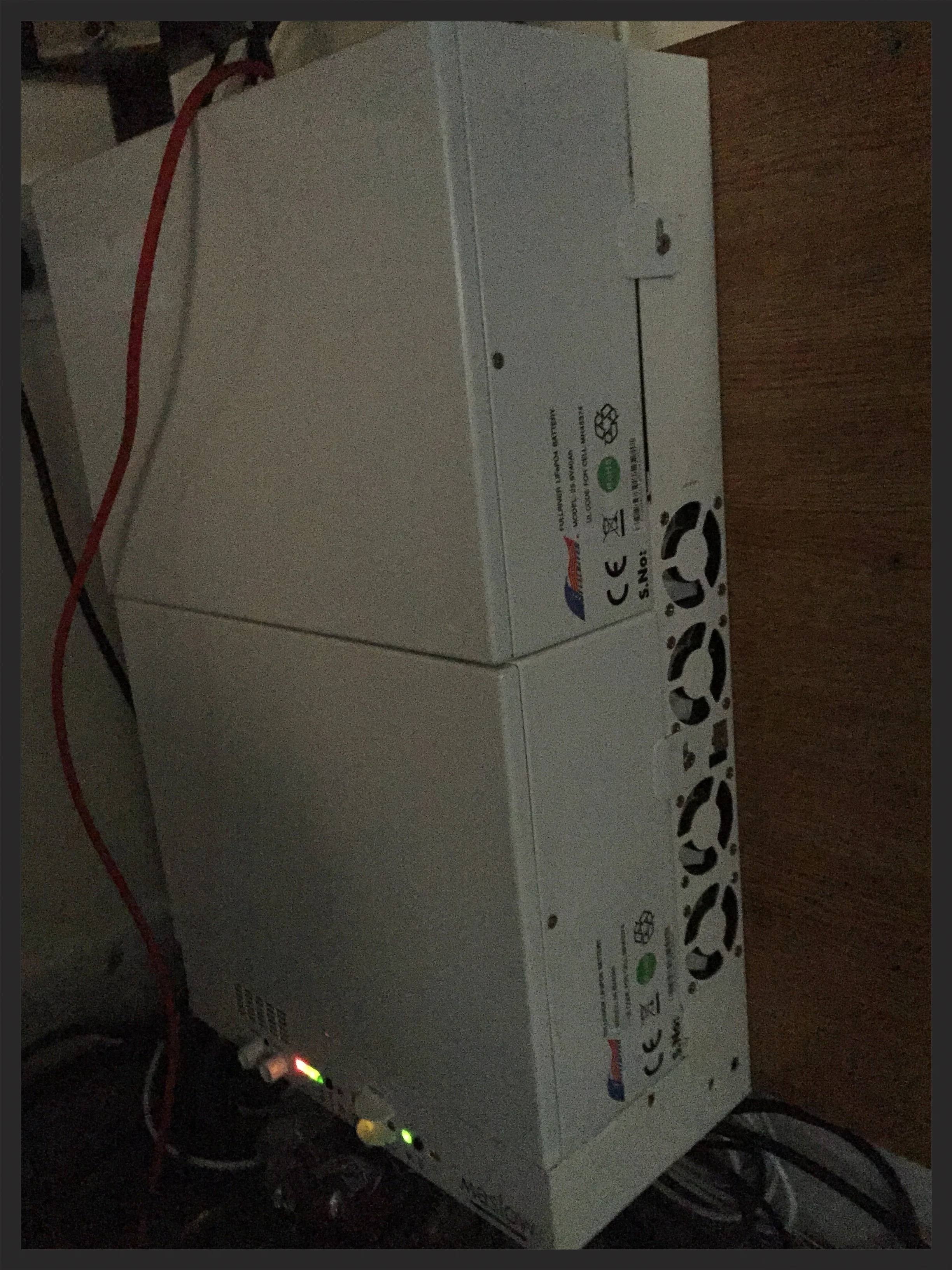 Charge your mobile or laptop with power from our Maslow battery store fed by our photovoltaic cells.