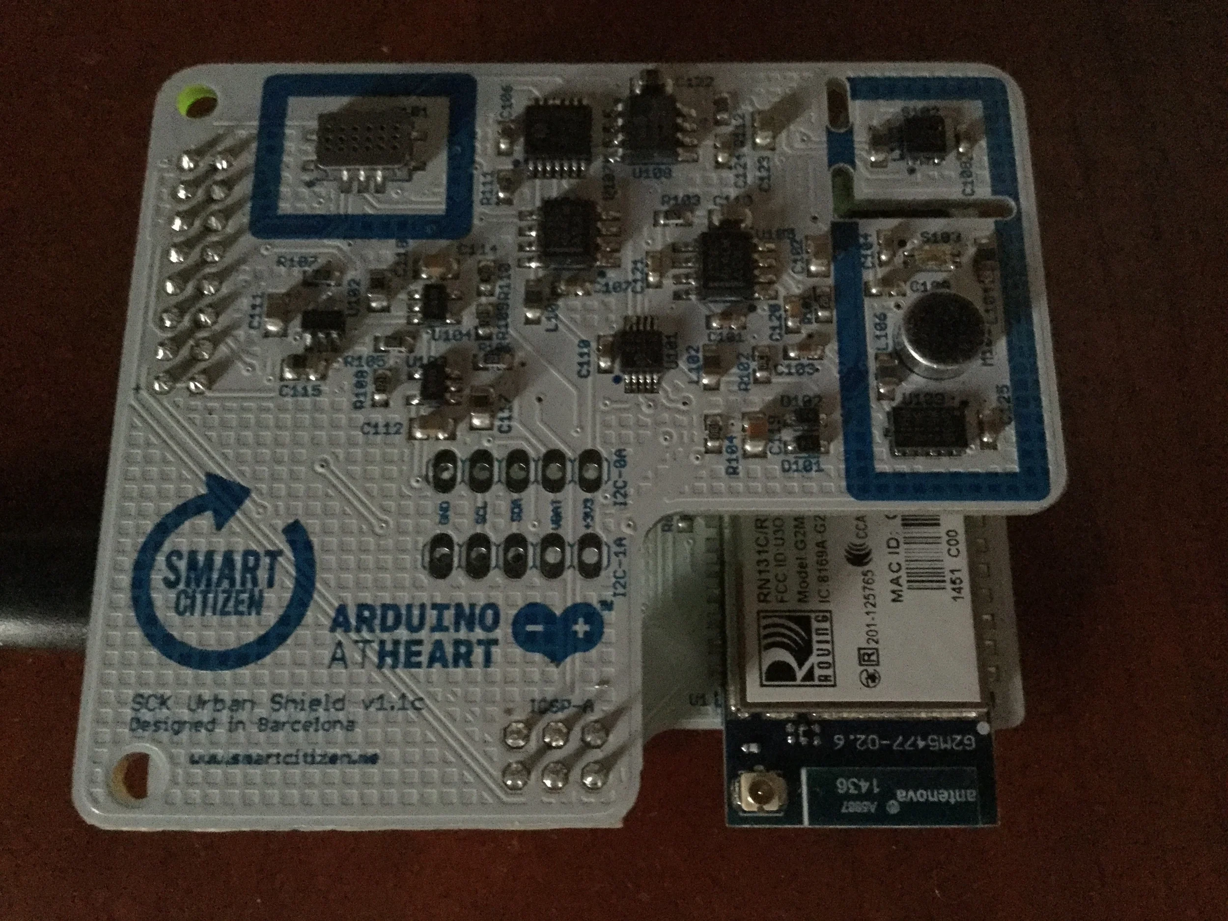 Checkout the Smart Citizen kit in our office. See the data transmitted onto the dashboard here.