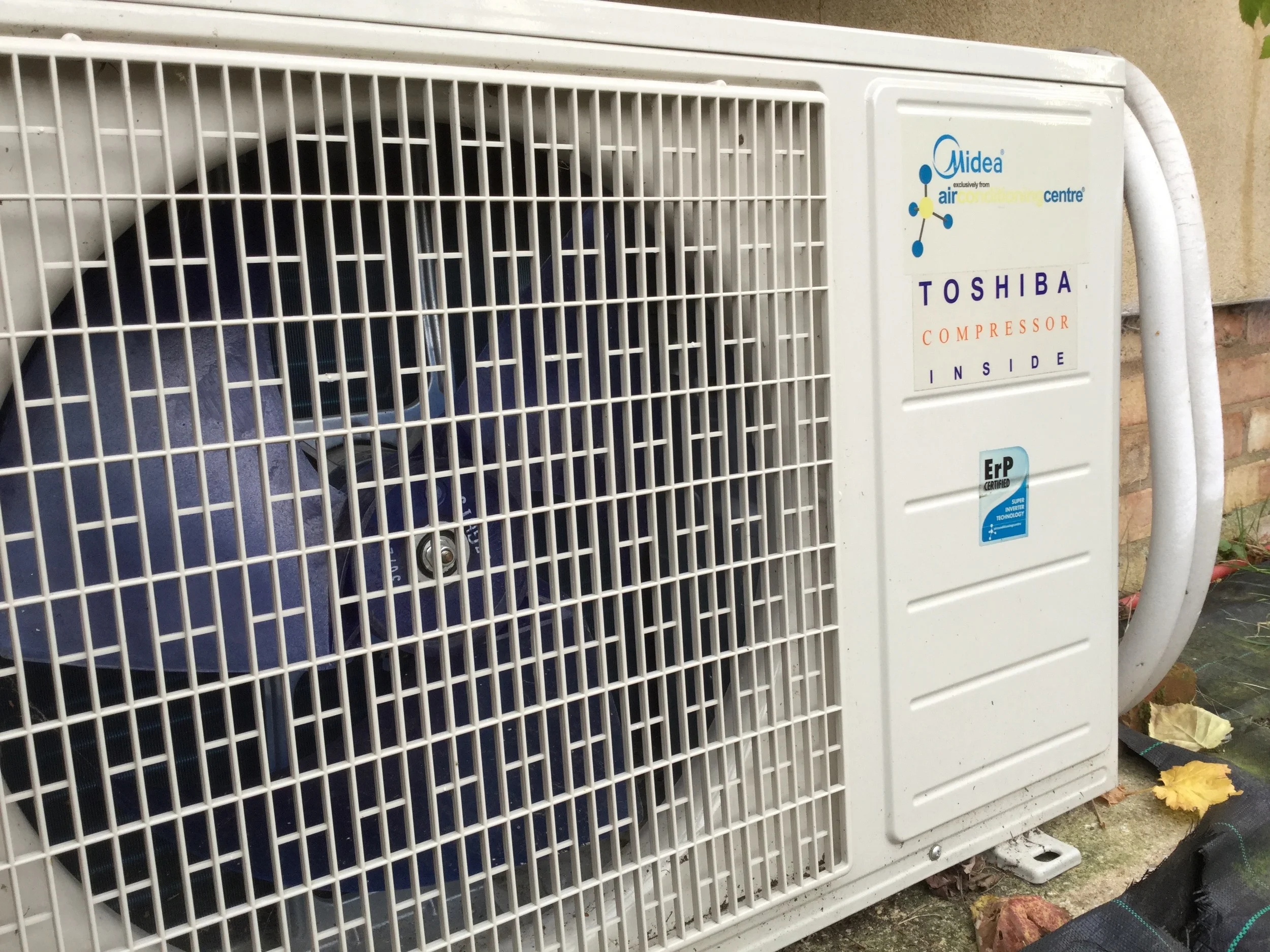 Even when it's cold, our air source heat pump keeps us warm..