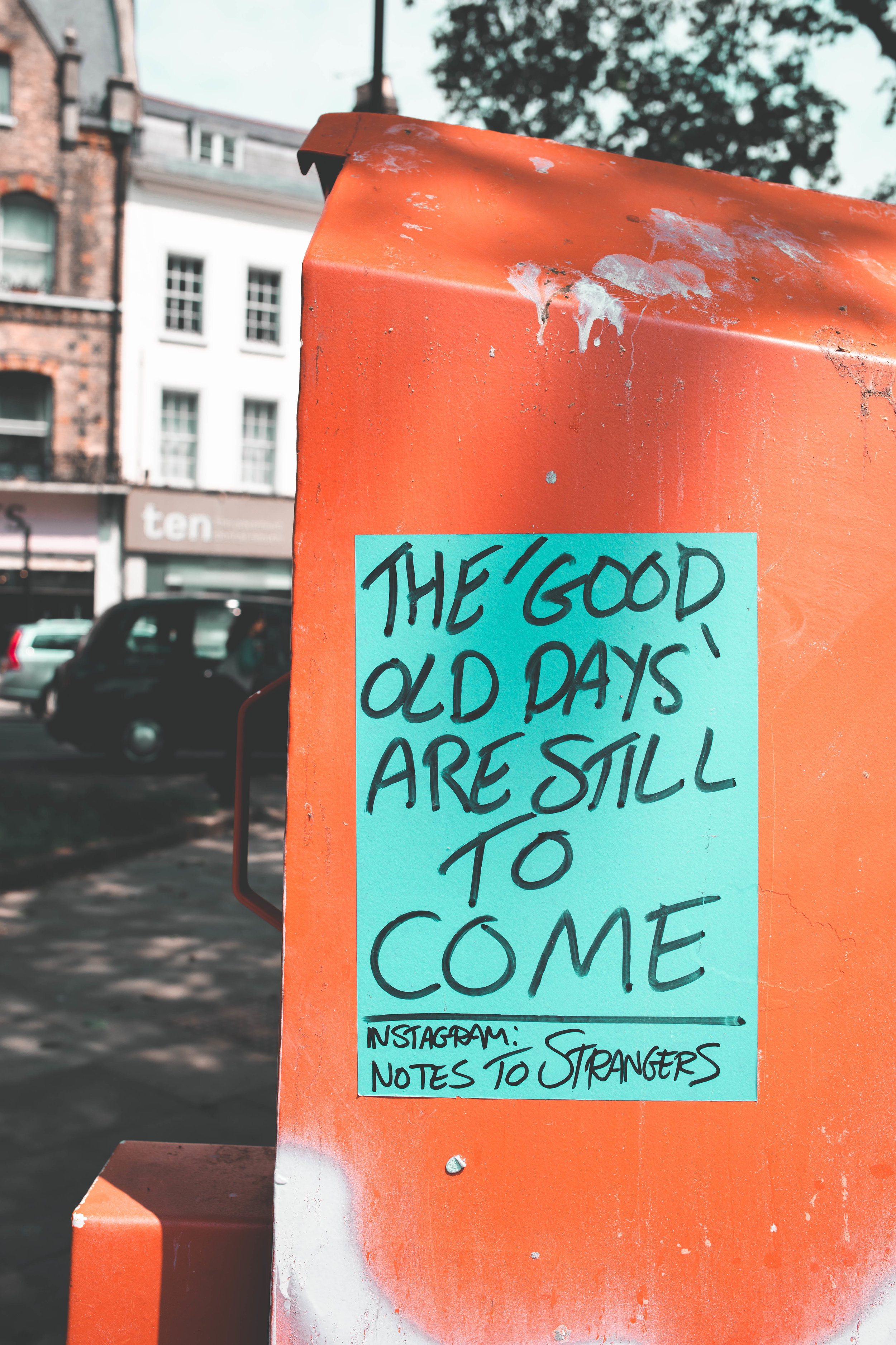 This isn't JUST a sign. What a beautiful thought!