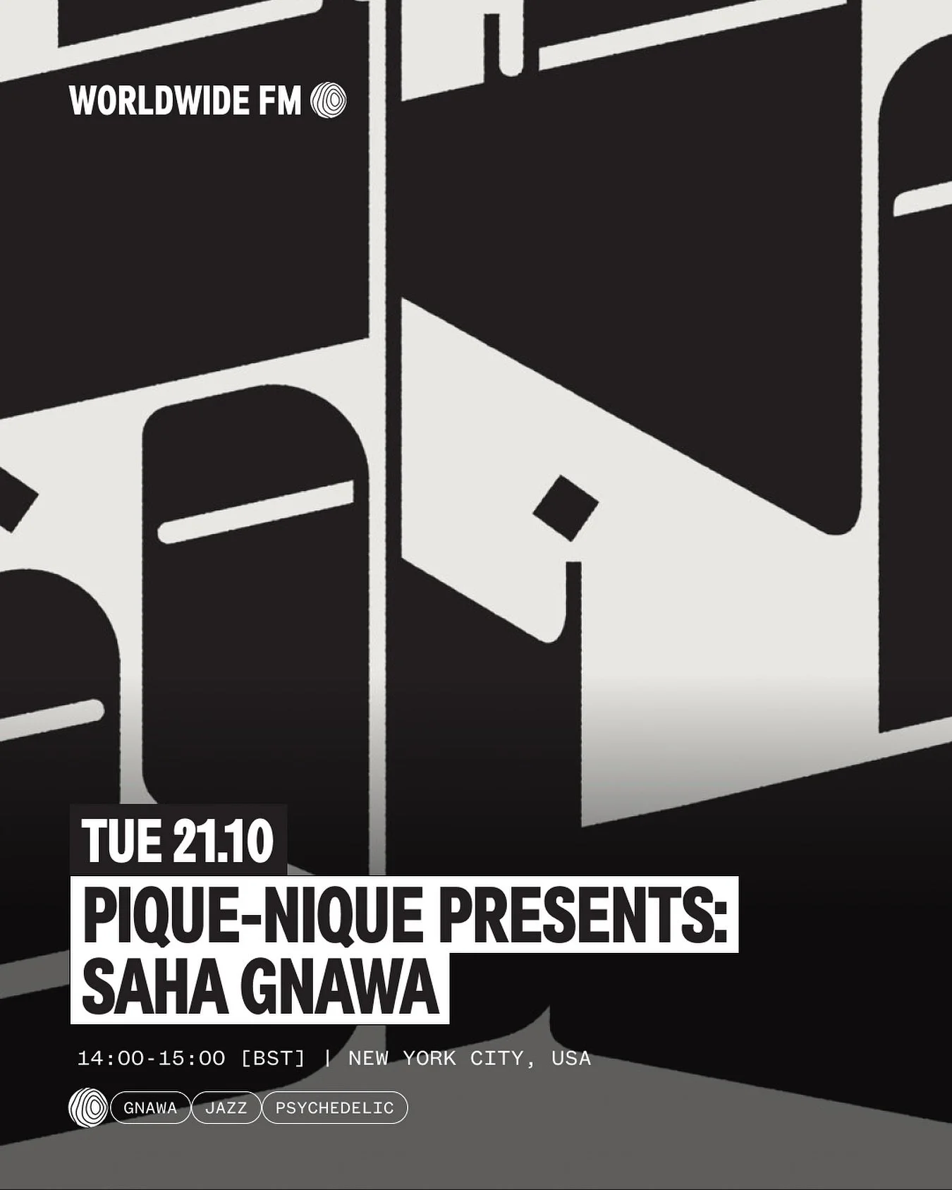 Traditional Gnawa, minimal classical, psychedelic post-jazz, Brazilian percussion. Hear some of the sounds that inspired @saha_gnawa&rsquo;s debut album on our upcoming @worldwide.fm show, featuring tracks from the record plus cuts from band members&