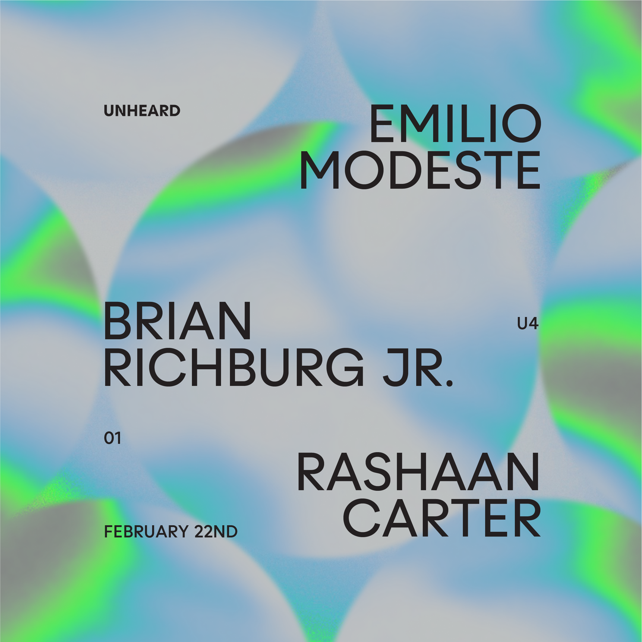 Unheard: Emilio Modeste x Rahsaan Carter x Brian Richburg Jr.