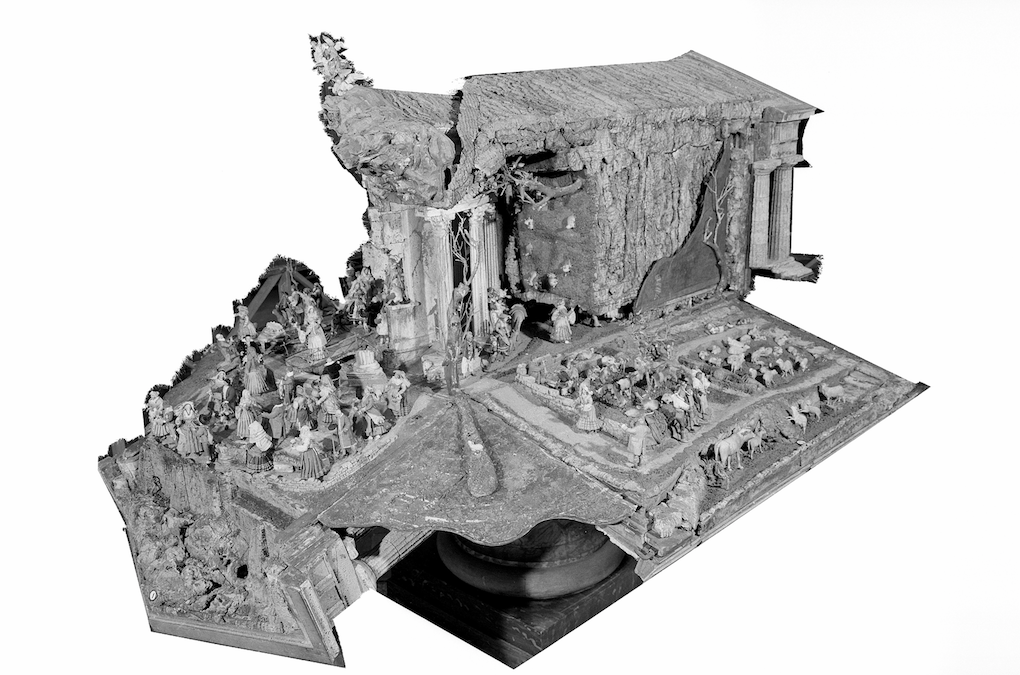'Presepe di sughero' (cork nativity), interior. Naples, Museo Nazionale di San Martino.