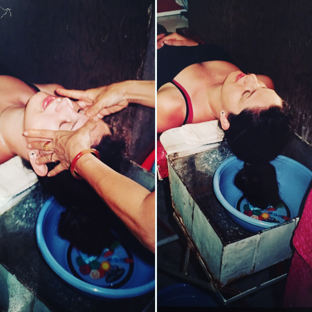 My less than salubrious facial in the back streets of Hoi An, Vietnam