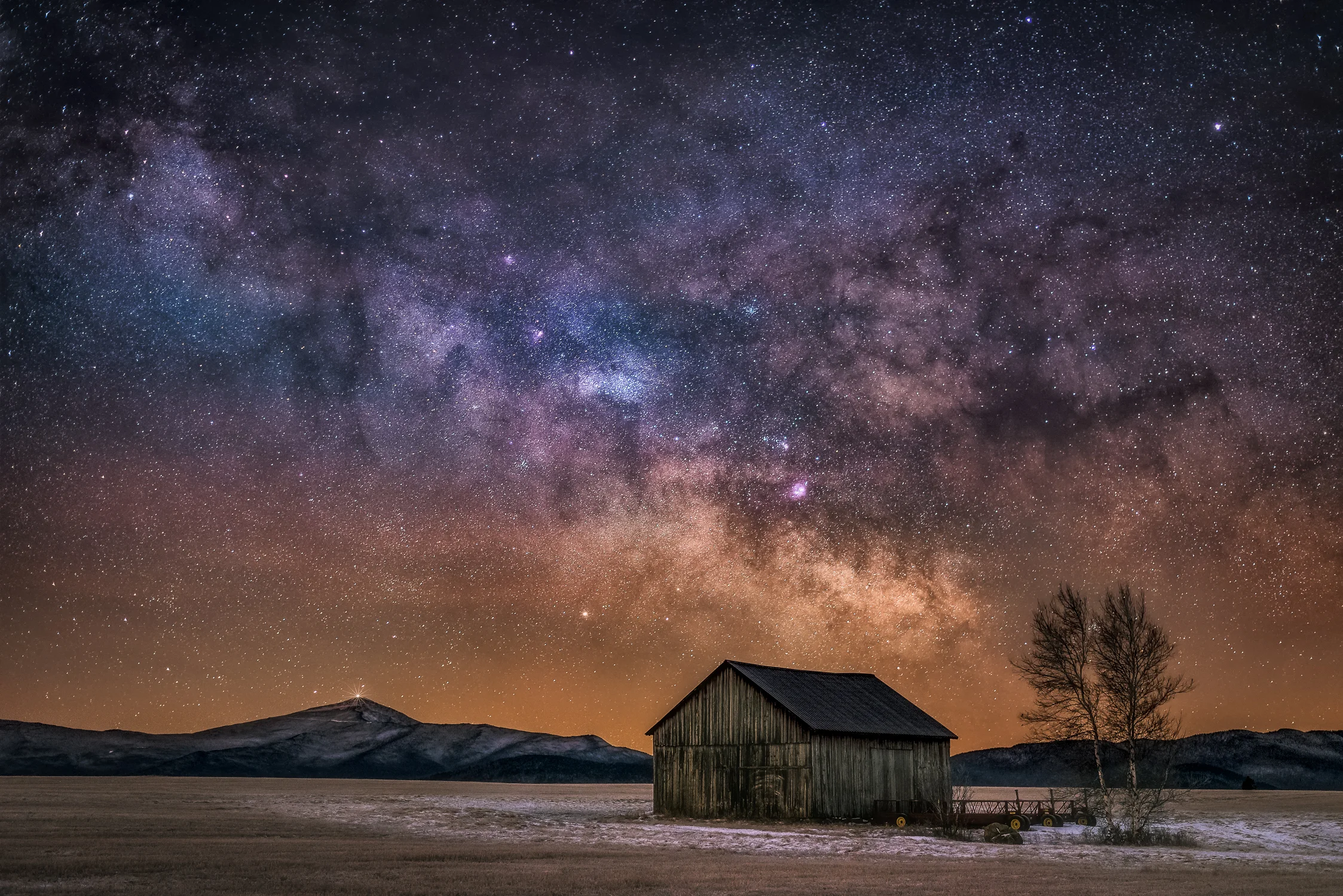 "A Starry Night at the Norman Ridge" - The Norman Ridge, Adirondack State Park, New York