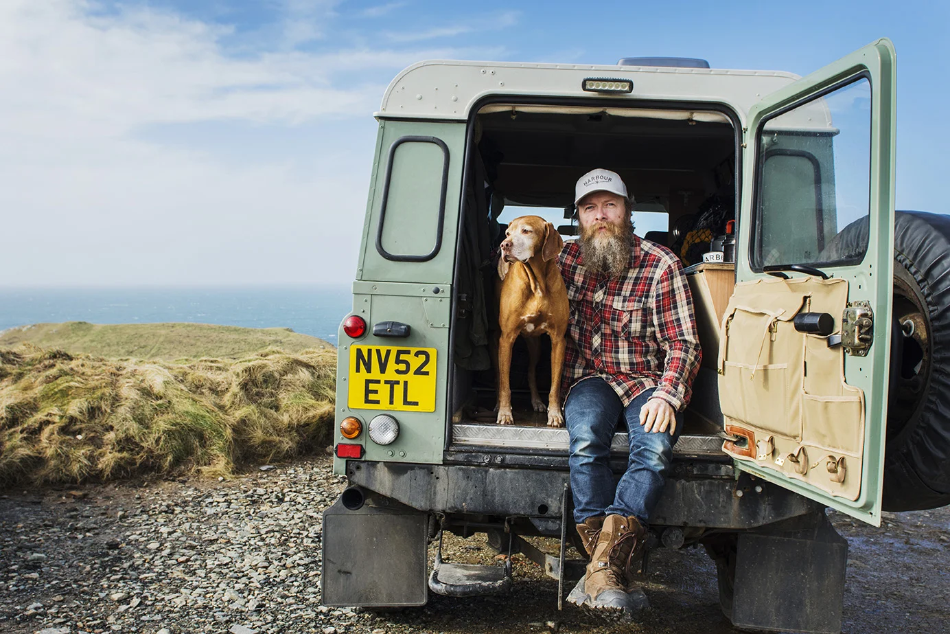 Sam & Gio at Trevose Head, 10th March 2018
