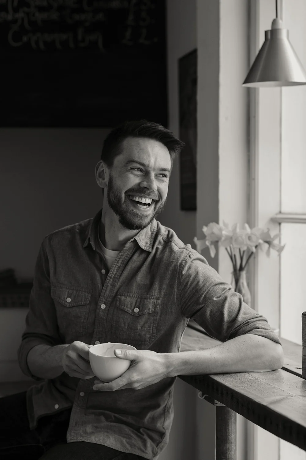 Kaj Skjervik in Grounded coffee shop 21st March 2016