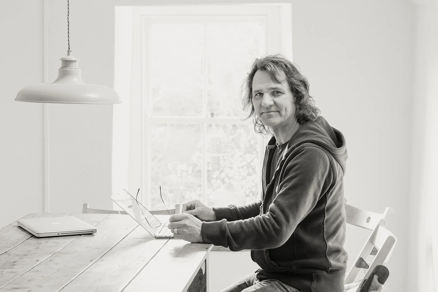 Mark Hatwood, photographed at home, 25th April 2018