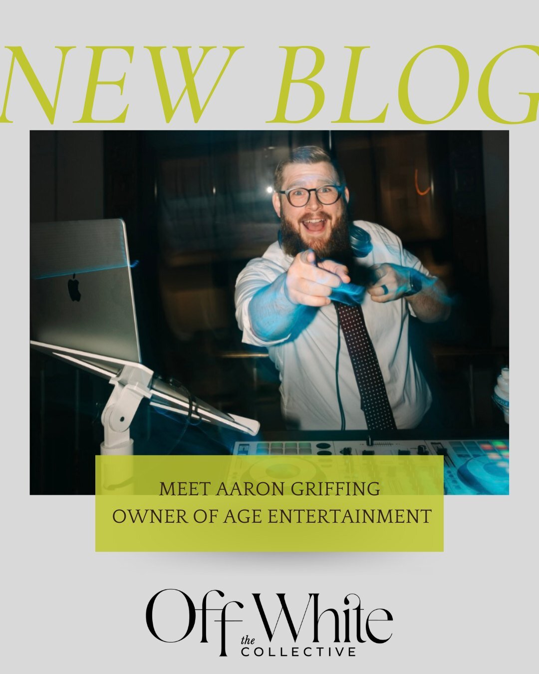 We&rsquo;re excited to introduce you to Aaron Griffing, Owner of AGE Entertainment, one of our talented St. Louis DJs and featured member of The Collective!

Aaron is known for getting the party started and which is one of the reasons we love him! 🥳