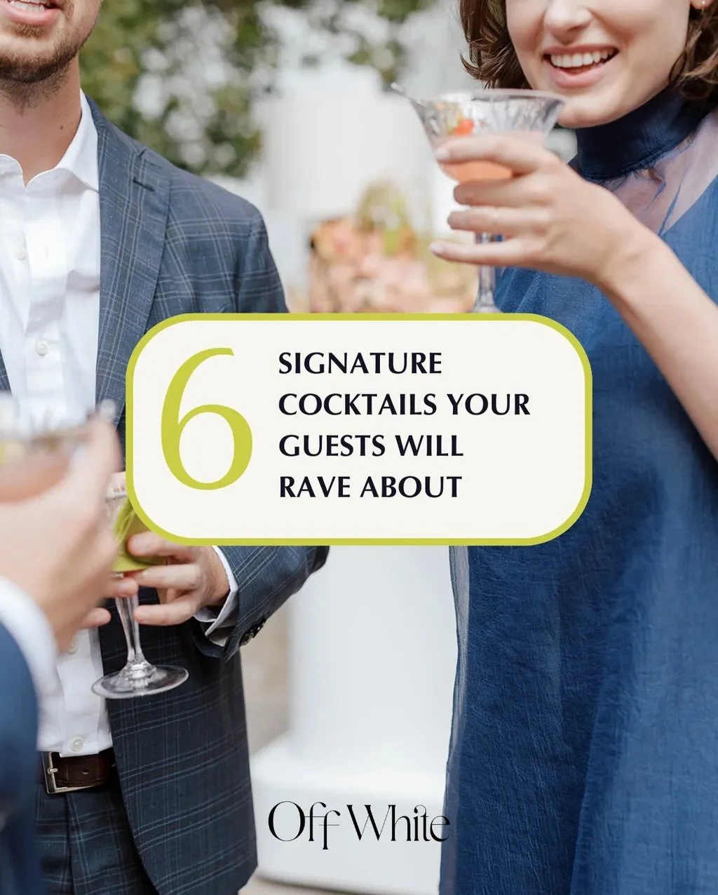 The search for signature cocktails your guests will actually rave about is over! 🙌

Here are six options that strike the perfect balance between classic and creative &mdash; familiar enough to love, unique enough to feel memorable. 🍸✨

Save this fo