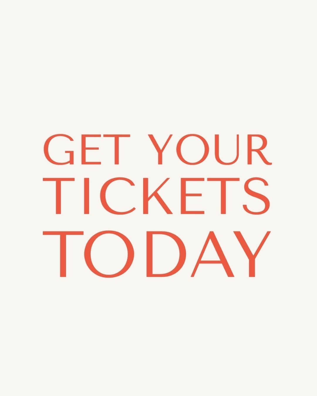 Reminder 👀

If you&rsquo;ve been planning on going, this is your sign to grab your tickets now!

The Off White Wedding Show is almost here, and tickets are going fast.

Don&rsquo;t wait and wish you had. 🤍

FIND THE WEDDING PROS OF YOUR DREAMS
Sund