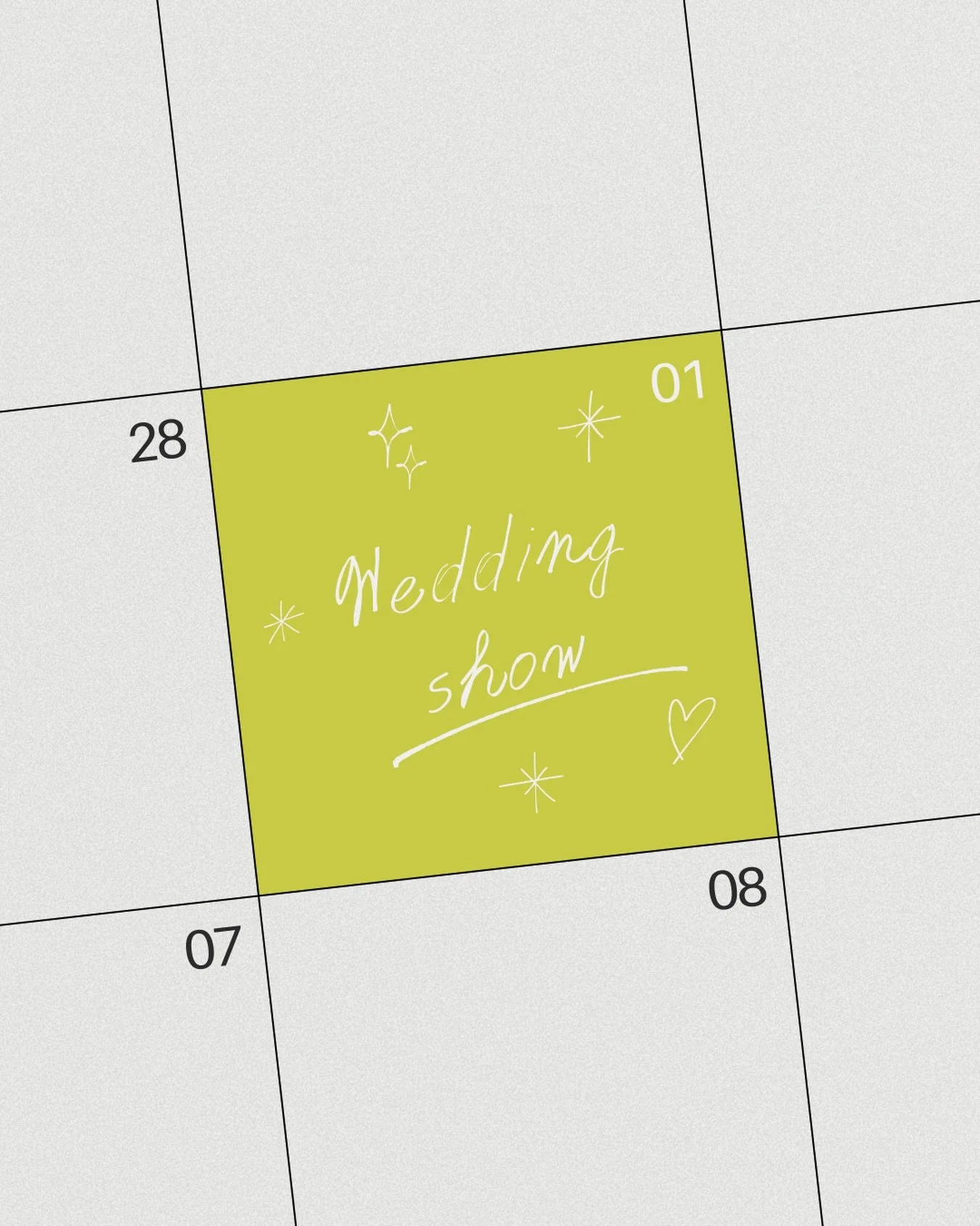 This is where things click ✨
When the inspo boards finally make sense, and you meet the wedding pros who can bring your vision to life.

We can&rsquo;t wait to see you.
‼️ Tickets are going fast, so grab yours before it&rsquo;s too late. 👀 

Link in