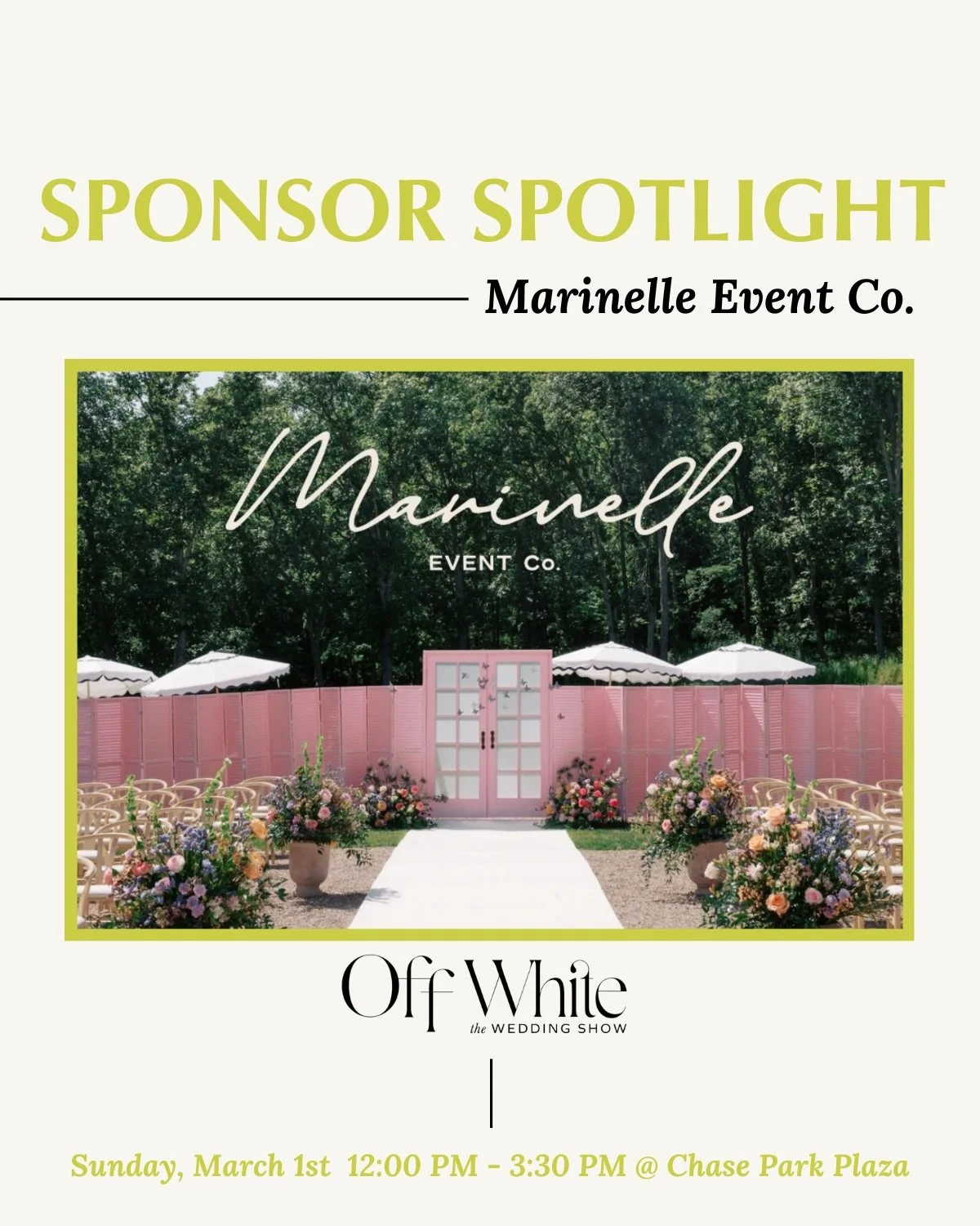 ✨Sponsor Spotlight: @marinelle.co ✨ Not your average event decor company. 

From event production, statement decor, custom builds, dramatic drapery and more, Marinelle takes an idea and turns it into an unforgettable occasion.

Meet the team THIS Sun