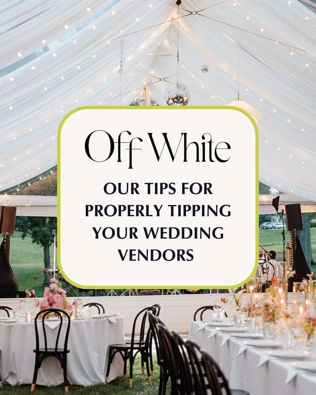 To tip or not to tip? Let&rsquo;s clear it up. 💸

You&rsquo;ve booked the dream team&mdash;now let&rsquo;s talk about showing appreciation the right way.
We&rsquo;re breaking it down so you can plan your budget confidently (and skip the awkward &ldq