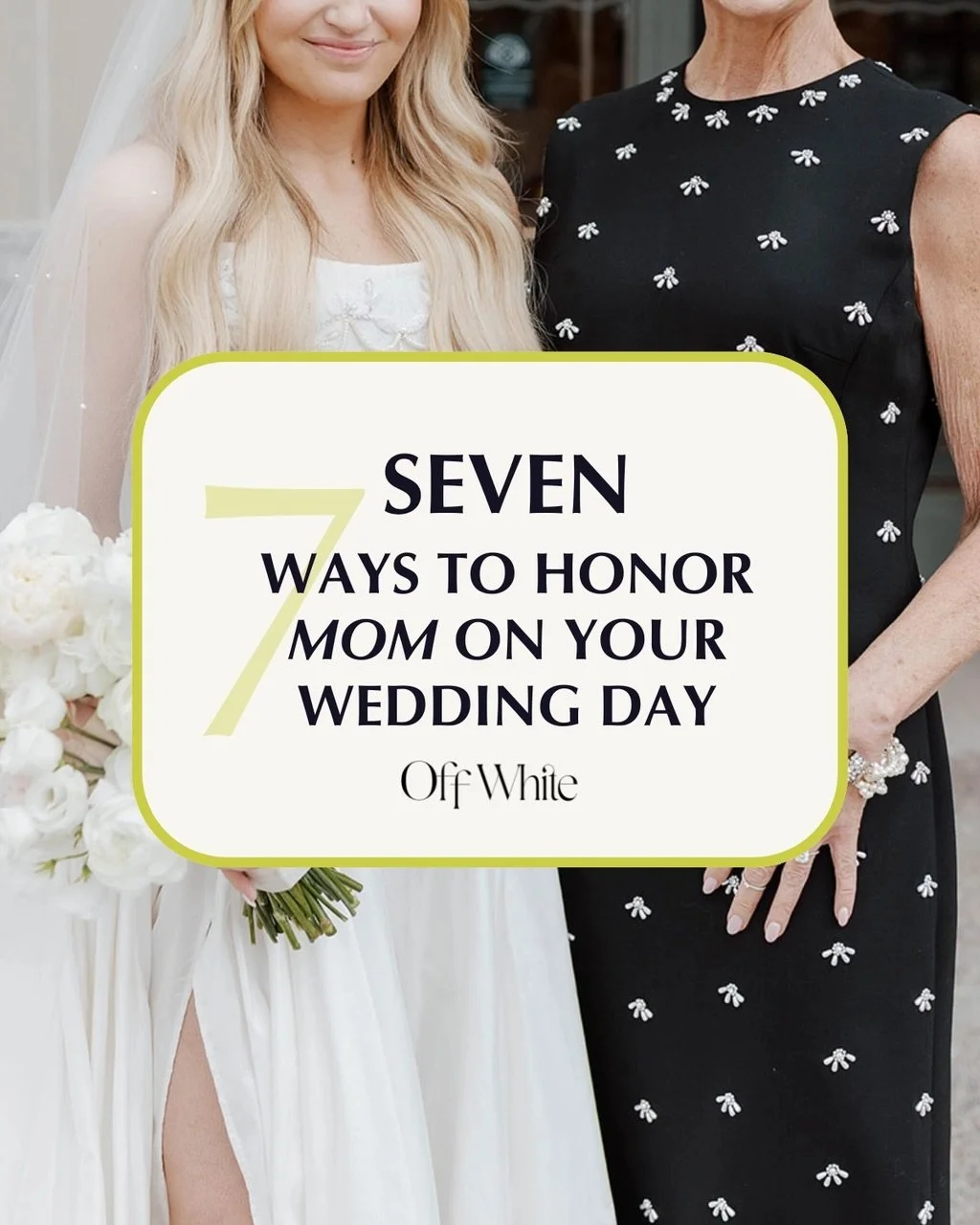 Honoring Mom on your wedding day can look so many different ways. 

What matters most is choosing something that feels meaningful to you both. 🤍

Save this post for ideas you&rsquo;ll come back to. ✨