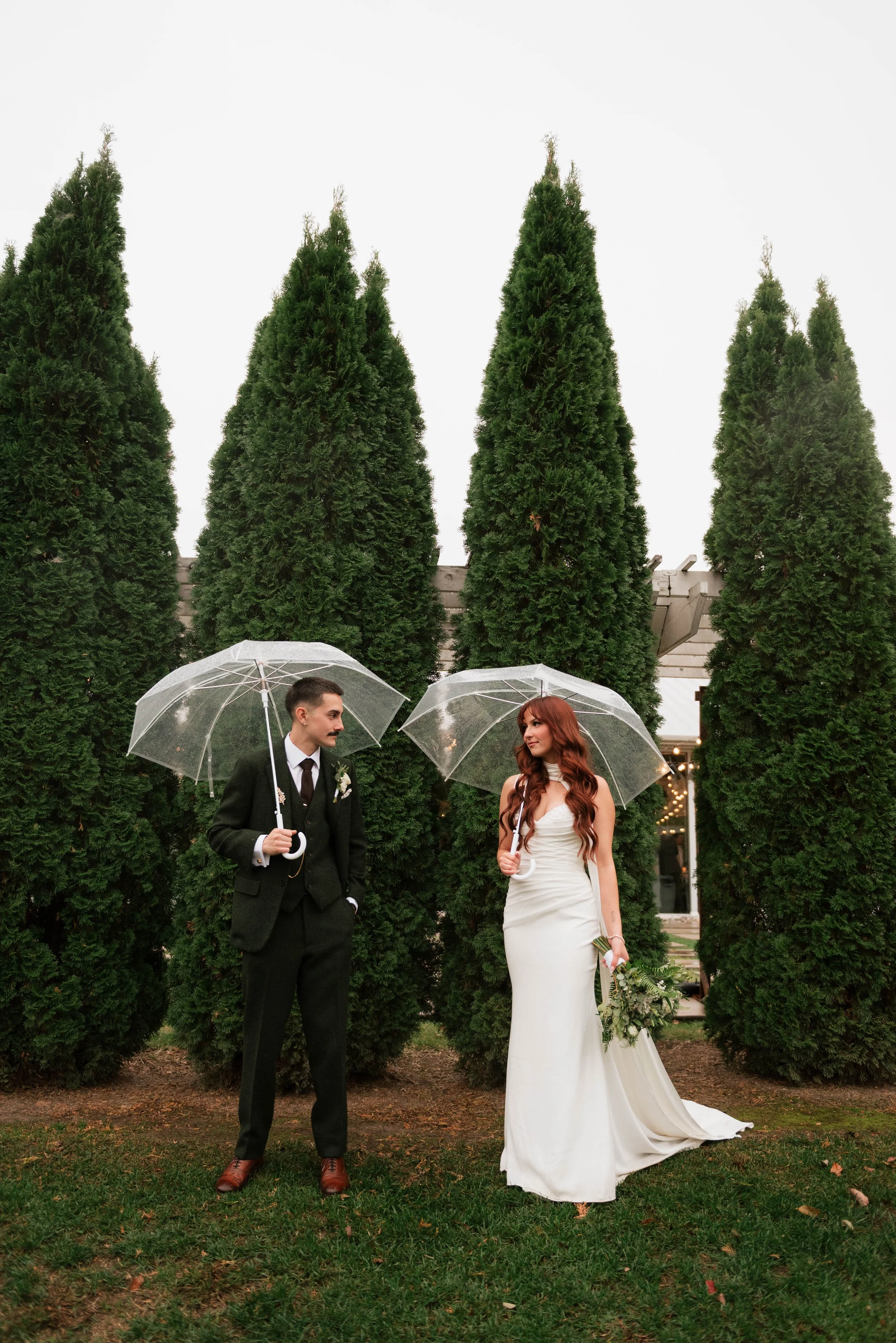 bride and groom photographed by a Saint Louis wedding photographer.