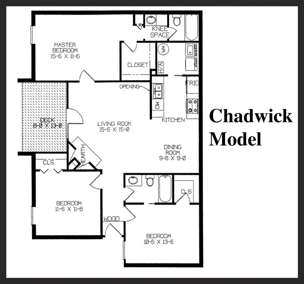 Fox Lake Apartment Homes - Chadwick Floorplan