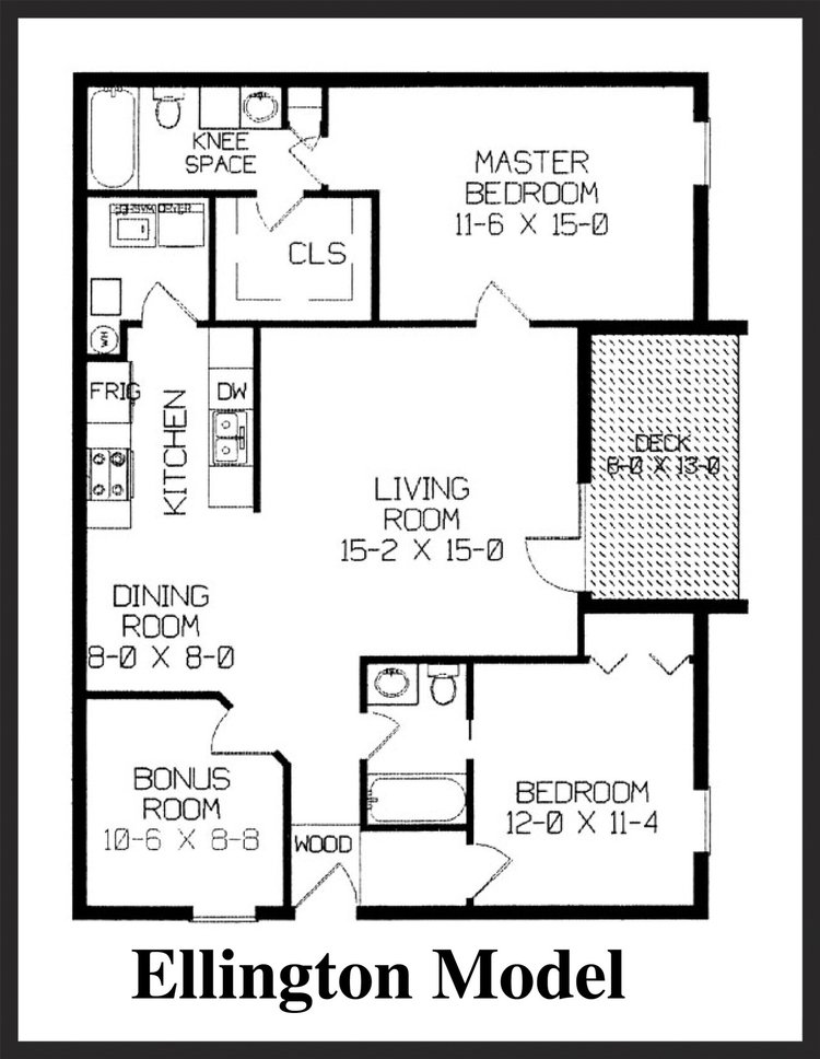 Fox Lake Apartment Homes - Ellington Floorplan
