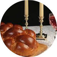 Challah, Wine, and Candles