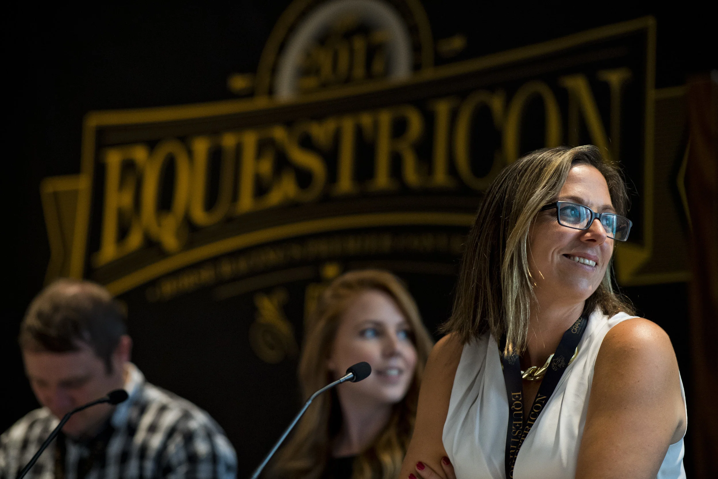 Panelists on the "Social Media in Horse Racing" Panel, presented by MHBA and Maryland Million, Ltd. at Equestricon 2017. Eclipse Sportswire.