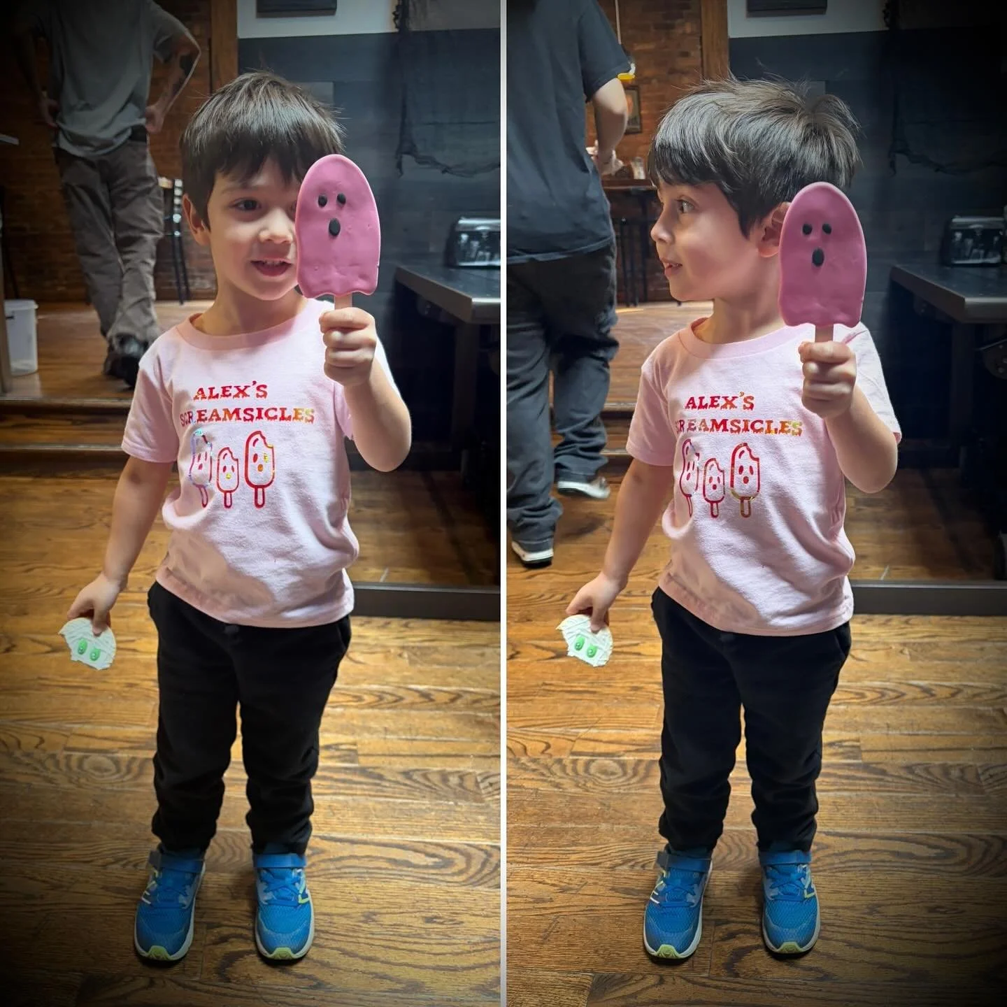 Celebrated our 5th Sunnybabies Halloween Party today 🎃🎃🎃🎃🎃 We dressed up as &ldquo;Alex&rsquo;s Screamsicles&rdquo; and he had so much fun handing out his spooky treats 🤍🩷🤎 Thanks to my partner in crime @jmazo04 for organizing 🧙🏼 and @sange