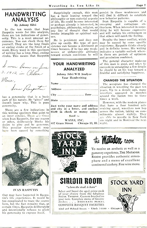 HANDWRITING ANALYSIS.