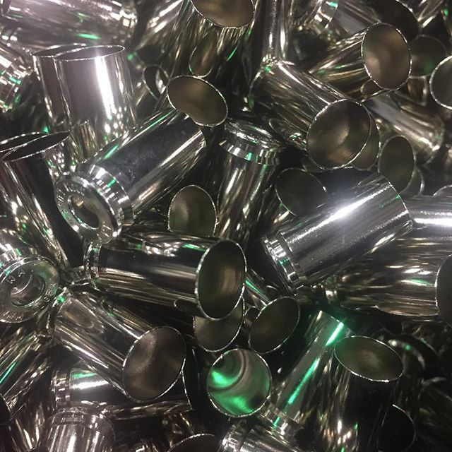 How about some 9mm nickel plated? #9mm #natbrass #9mmluger #newbrass #9mmammo #9mmammunition
