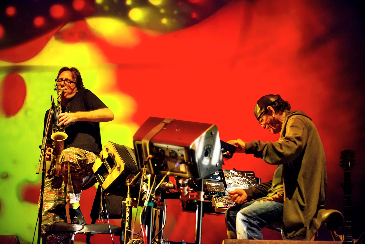 Lou Reed & John Zorn with Joshua Light Show
