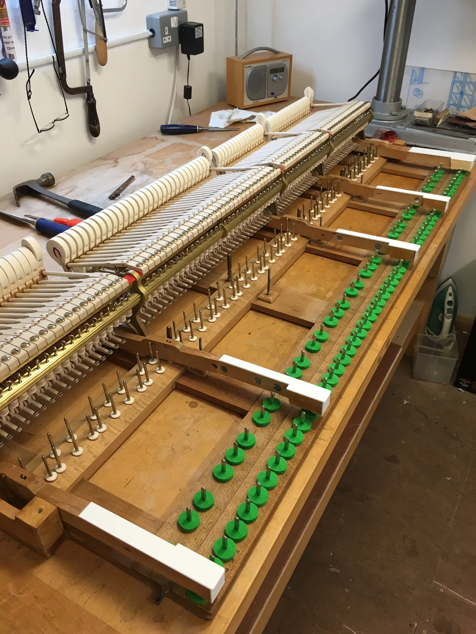 Key frame after restoration. fitting new top action