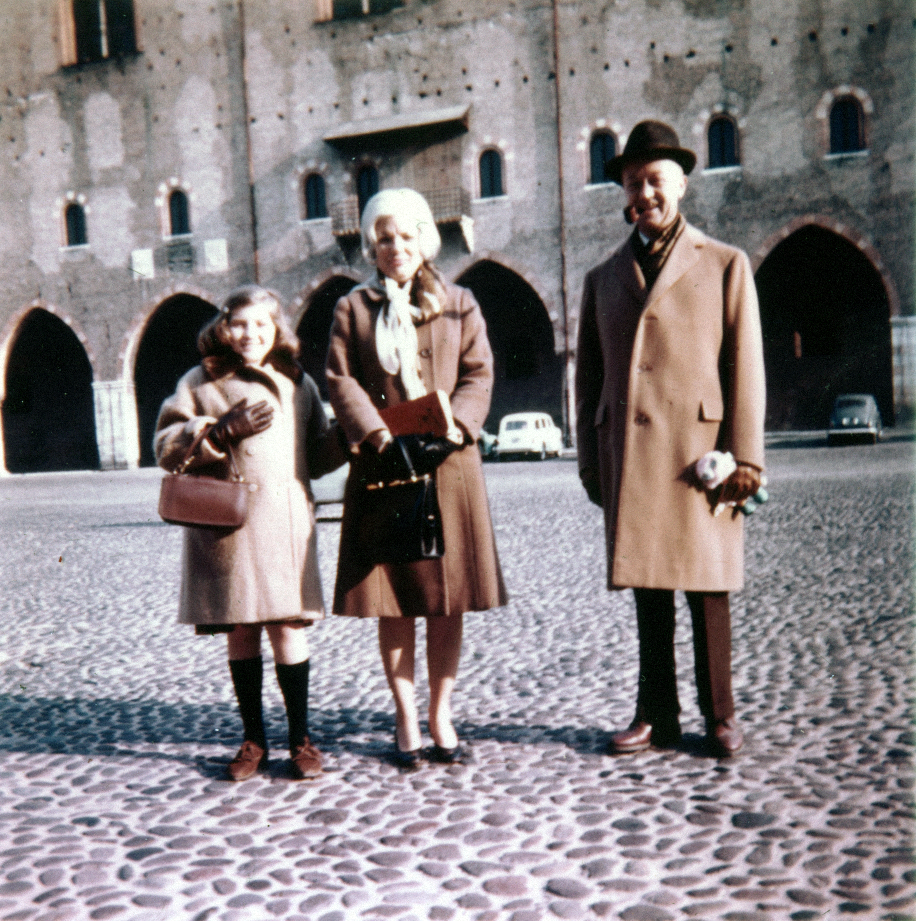 Me, mom and Dad in Italy, 1963