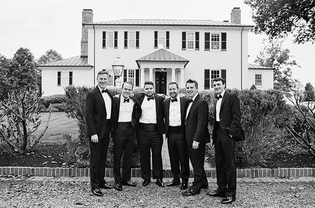 groomsmen portrait at Mt. Ida