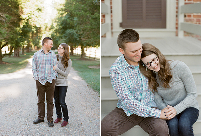 Seven Springs engagement session shot on film by Sarah Der Photography