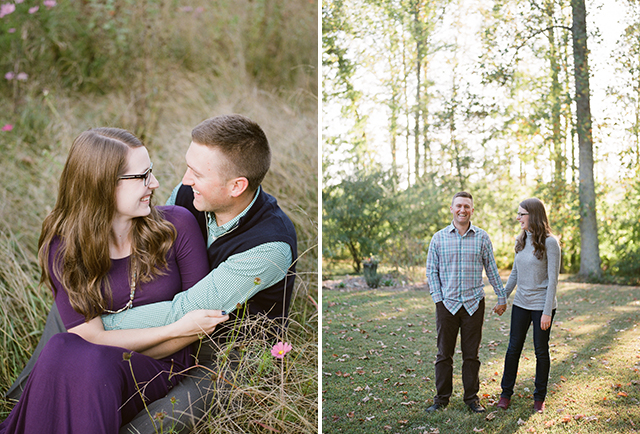 wildflower portrait session with dahlias